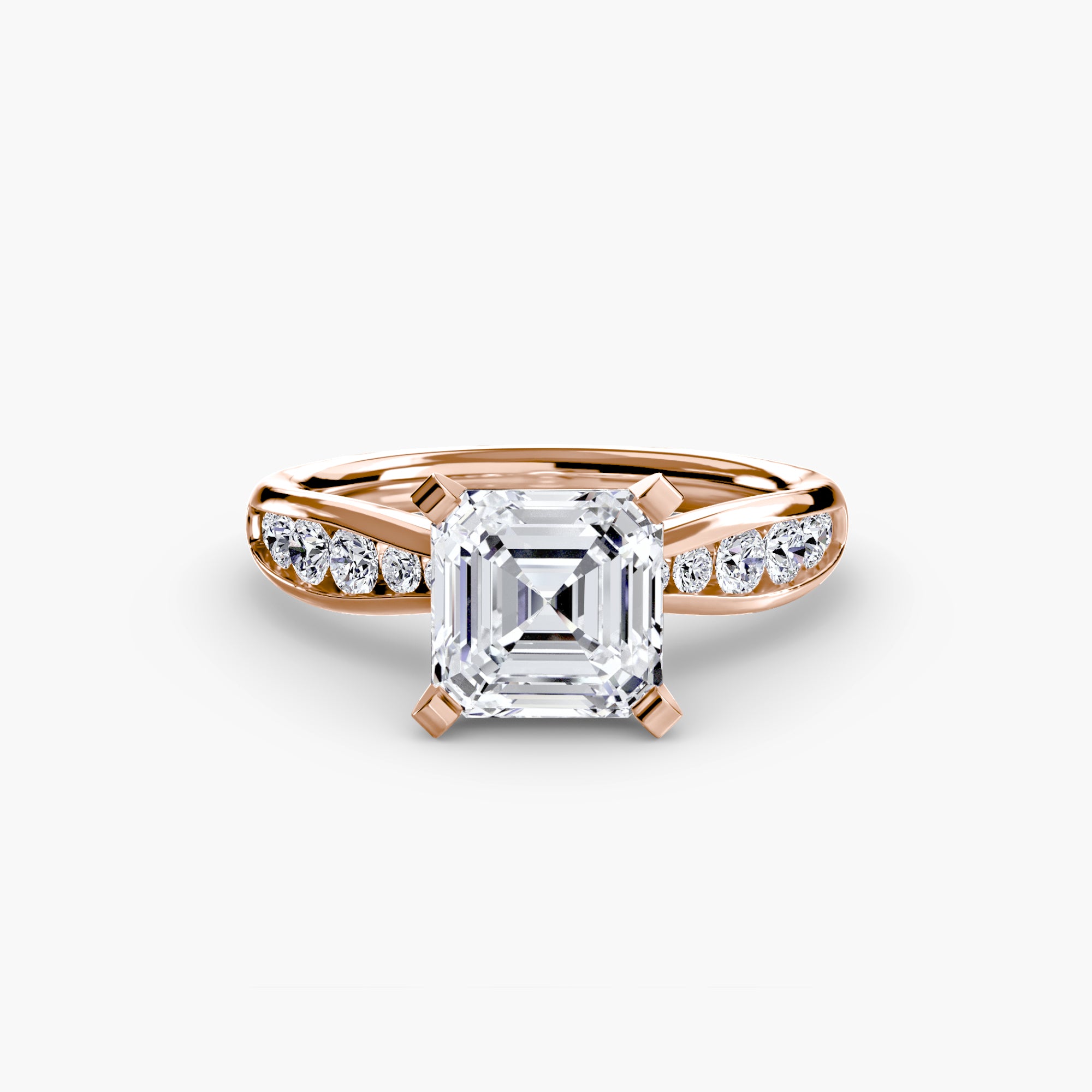 Solitaire with Pavé 3 - VYKA Diamonds