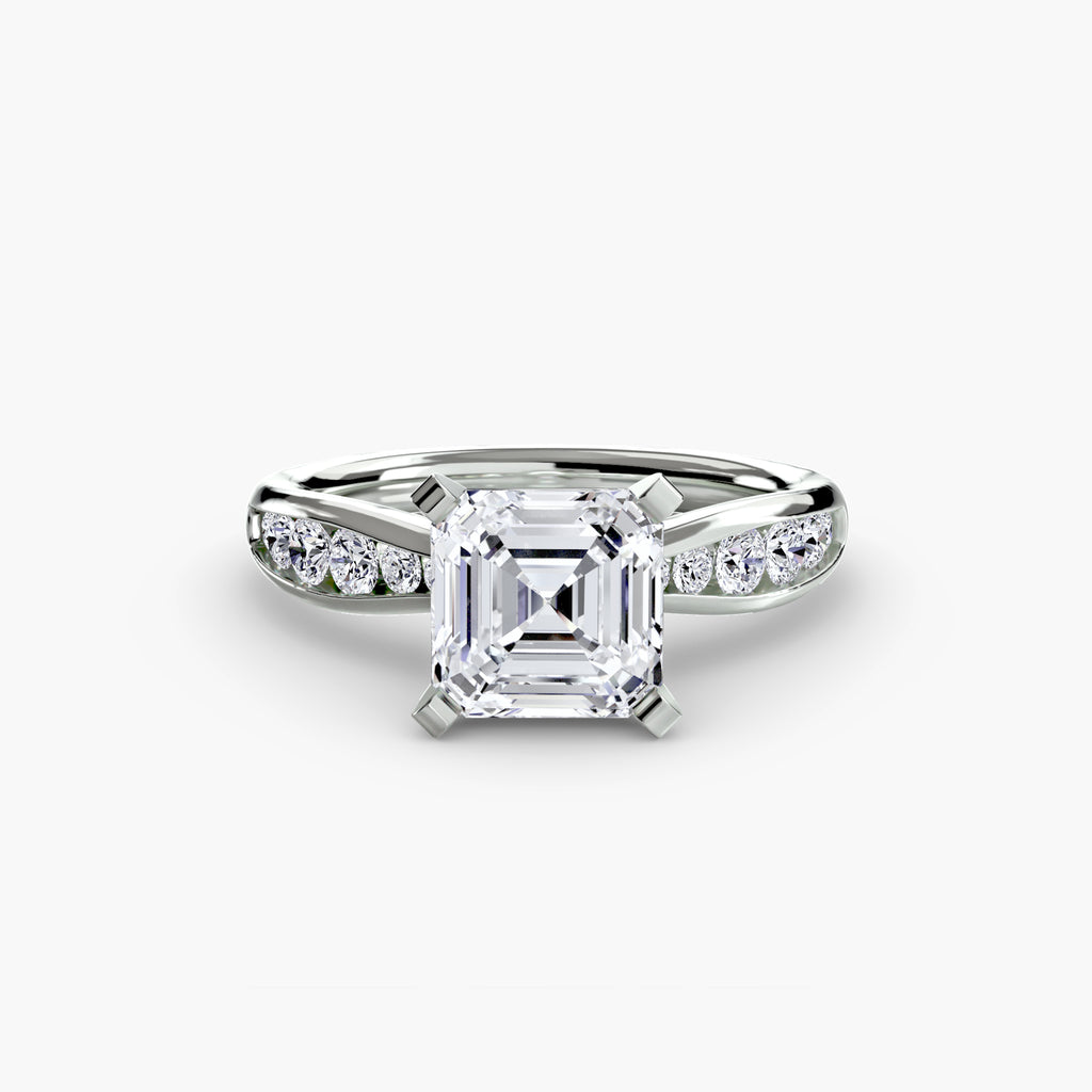 Solitaire with Pavé 3 - VYKA Diamonds