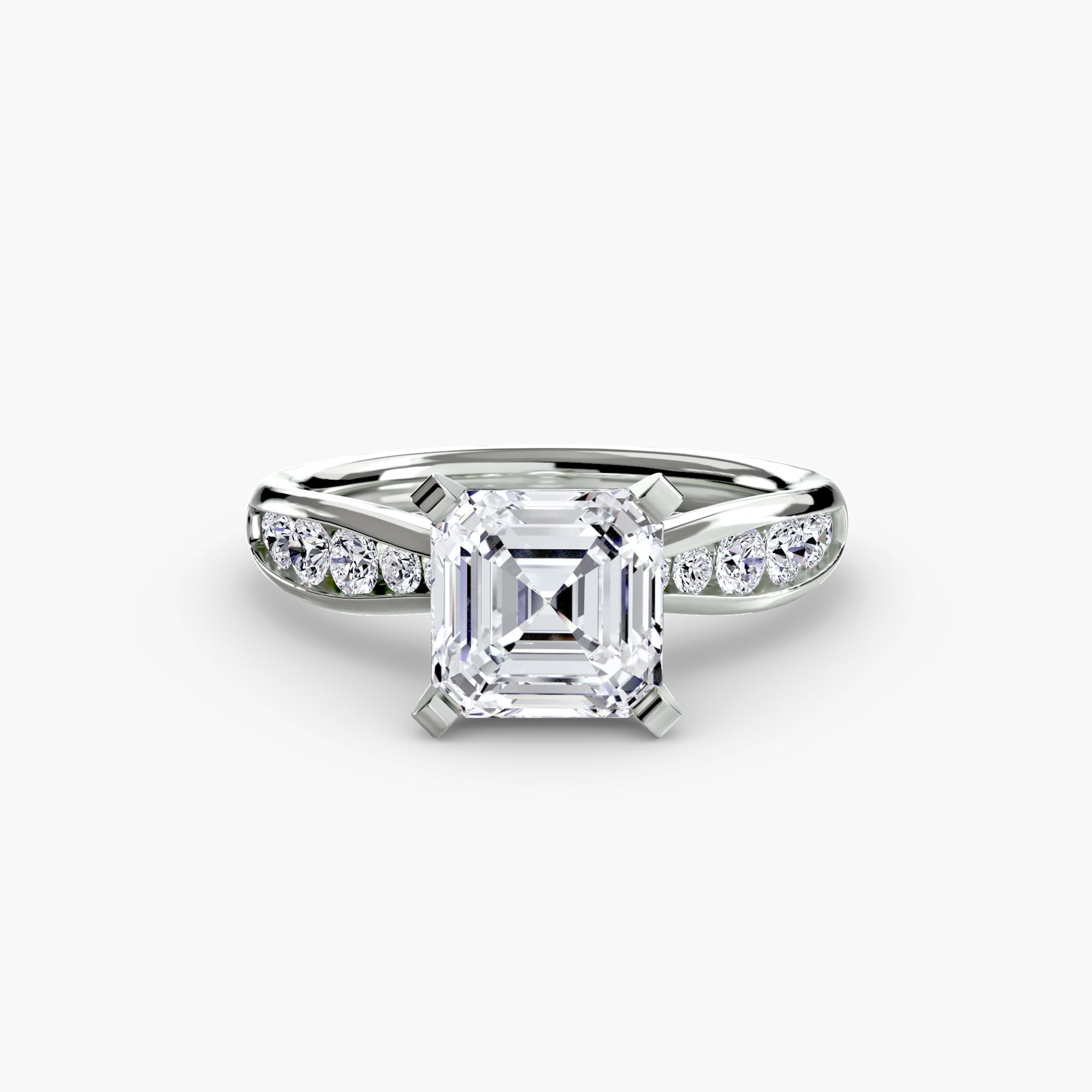 Solitaire with Pavé 3 - VYKA Diamonds