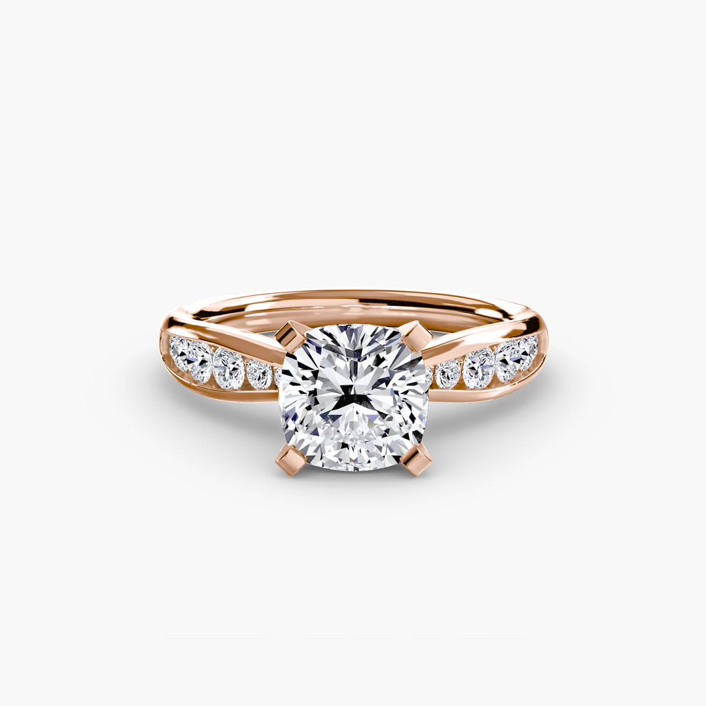 Solitaire with Pavé 3 - VYKA Diamonds