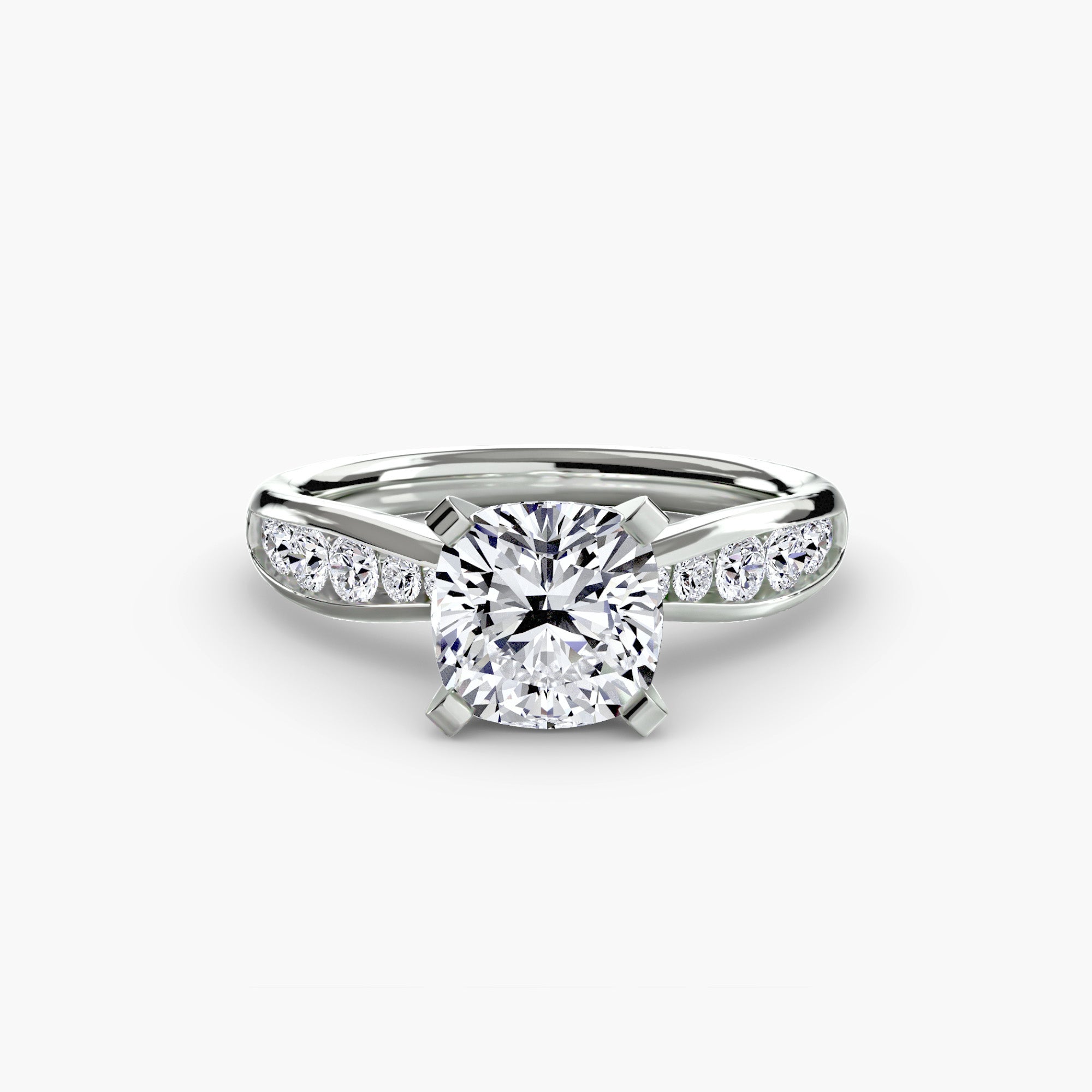 Solitaire with Pavé 3 - VYKA Diamonds