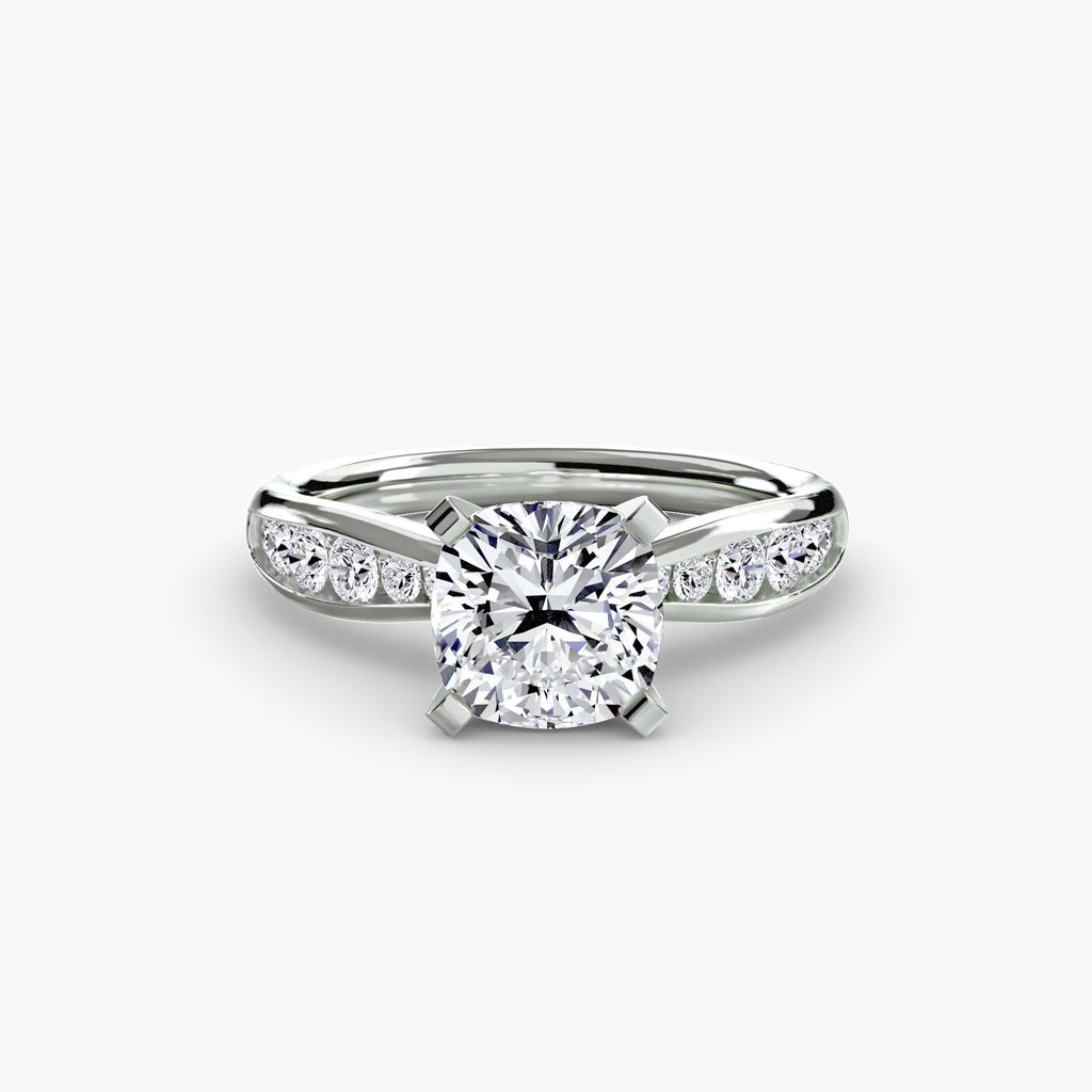 Solitaire with Pavé 3 - VYKA Diamonds