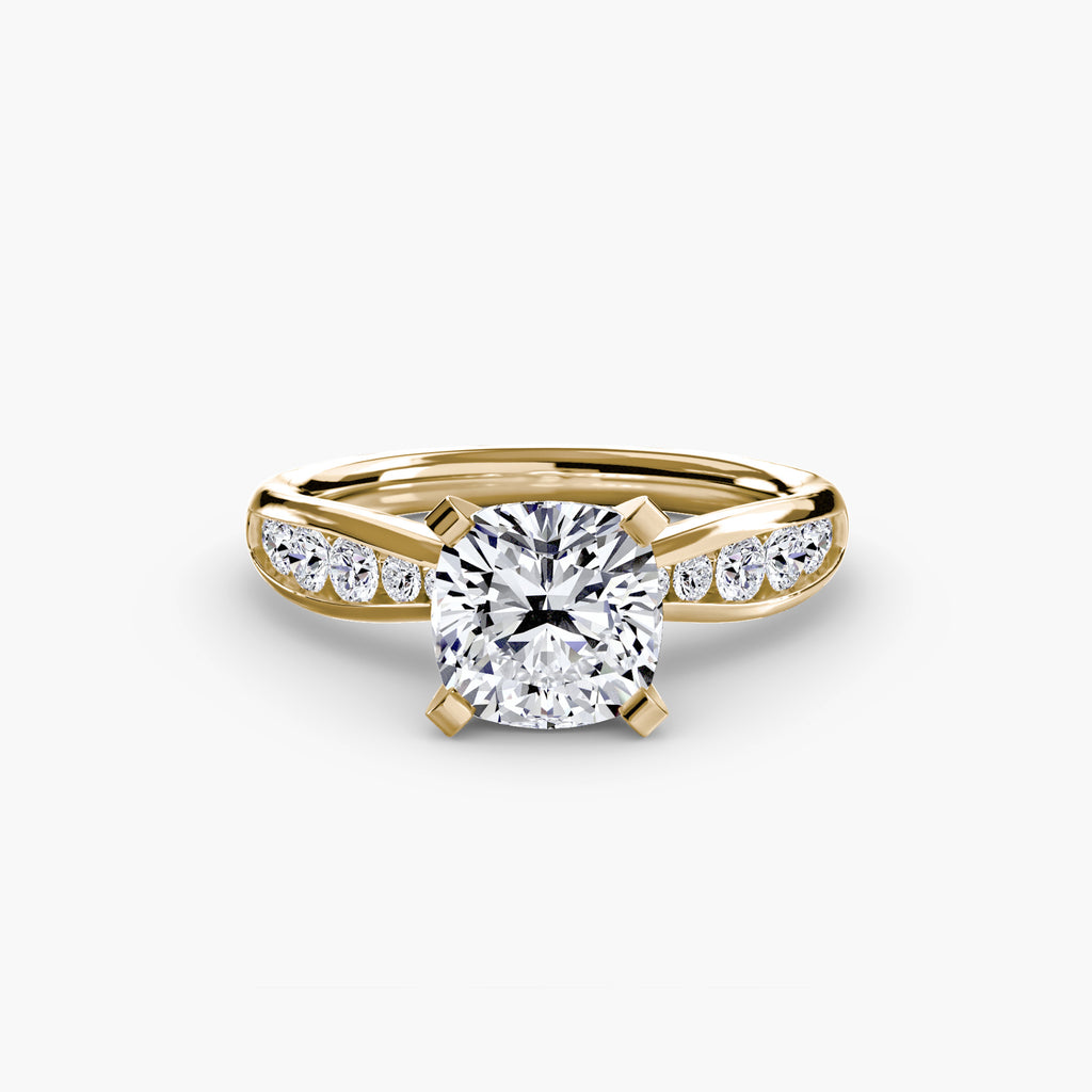 Solitaire with Pavé 3 - VYKA Diamonds