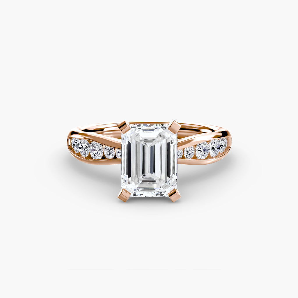 Solitaire with Pavé 3 - VYKA Diamonds