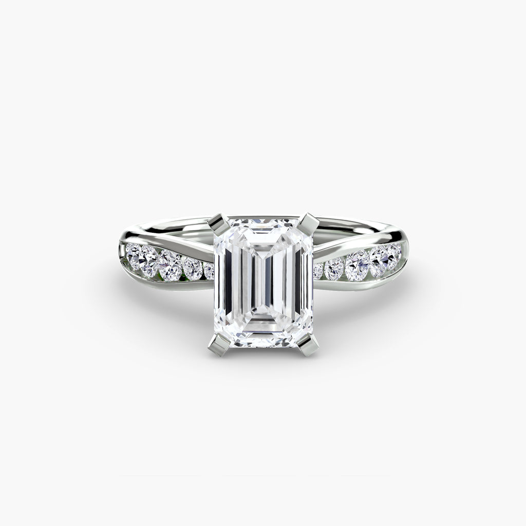 Solitaire with Pavé 3 - VYKA Diamonds