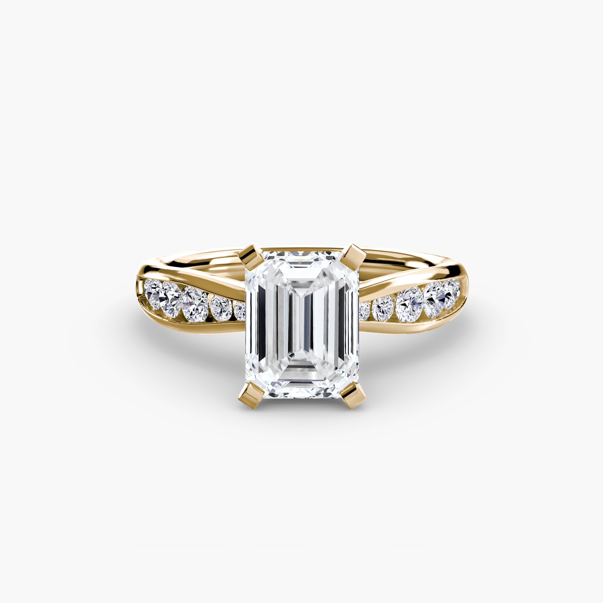 Solitaire with Pavé 3 - VYKA Diamonds