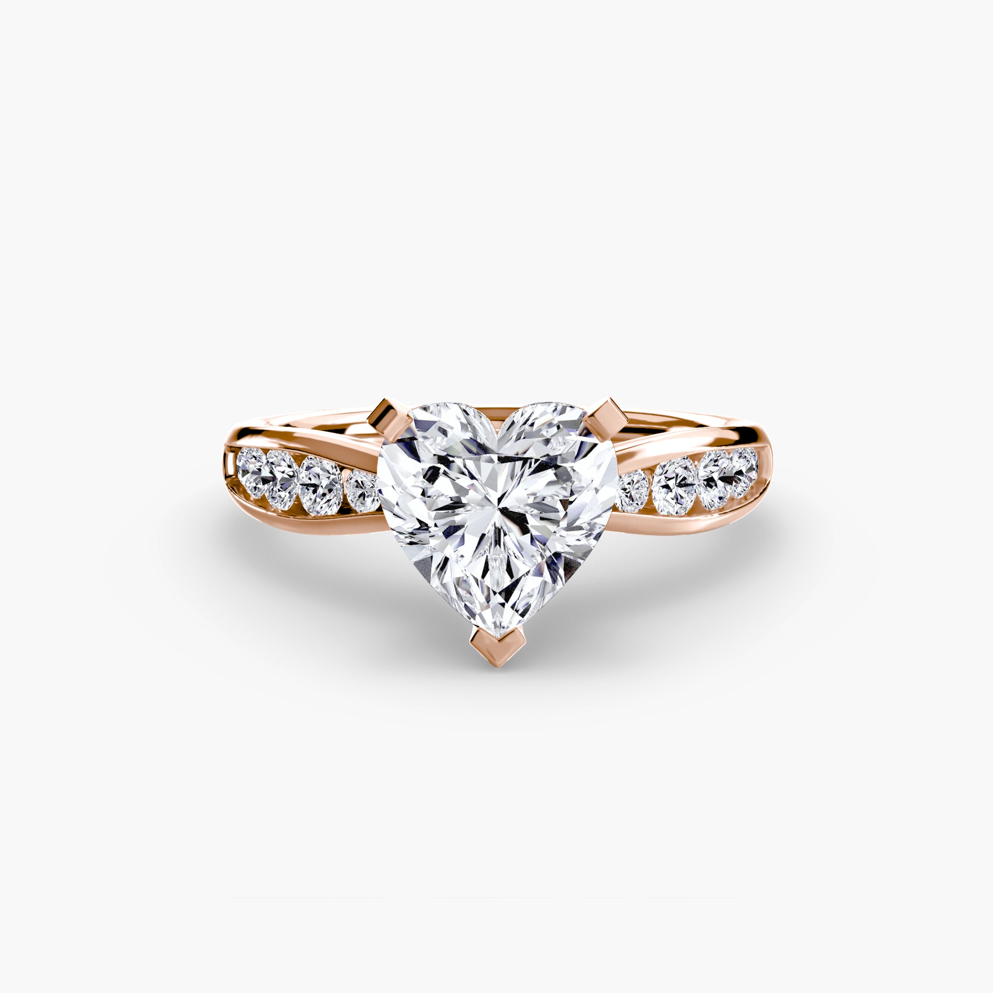 Solitaire with Pavé 3 - VYKA Diamonds