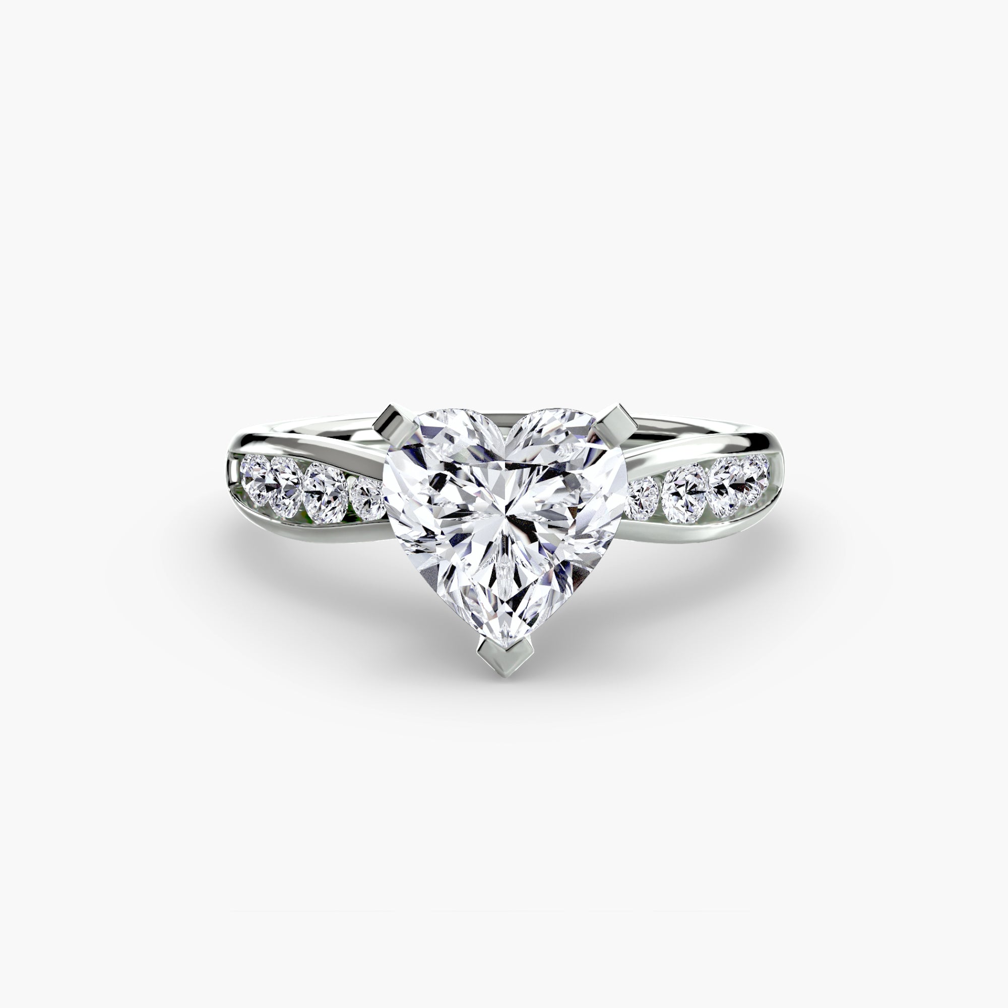 Solitaire with Pavé 3 - VYKA Diamonds