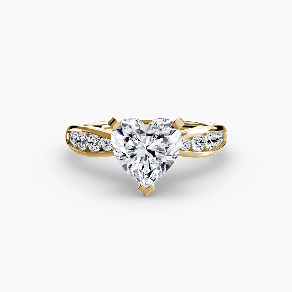 Solitaire with Pavé 3 - VYKA Diamonds