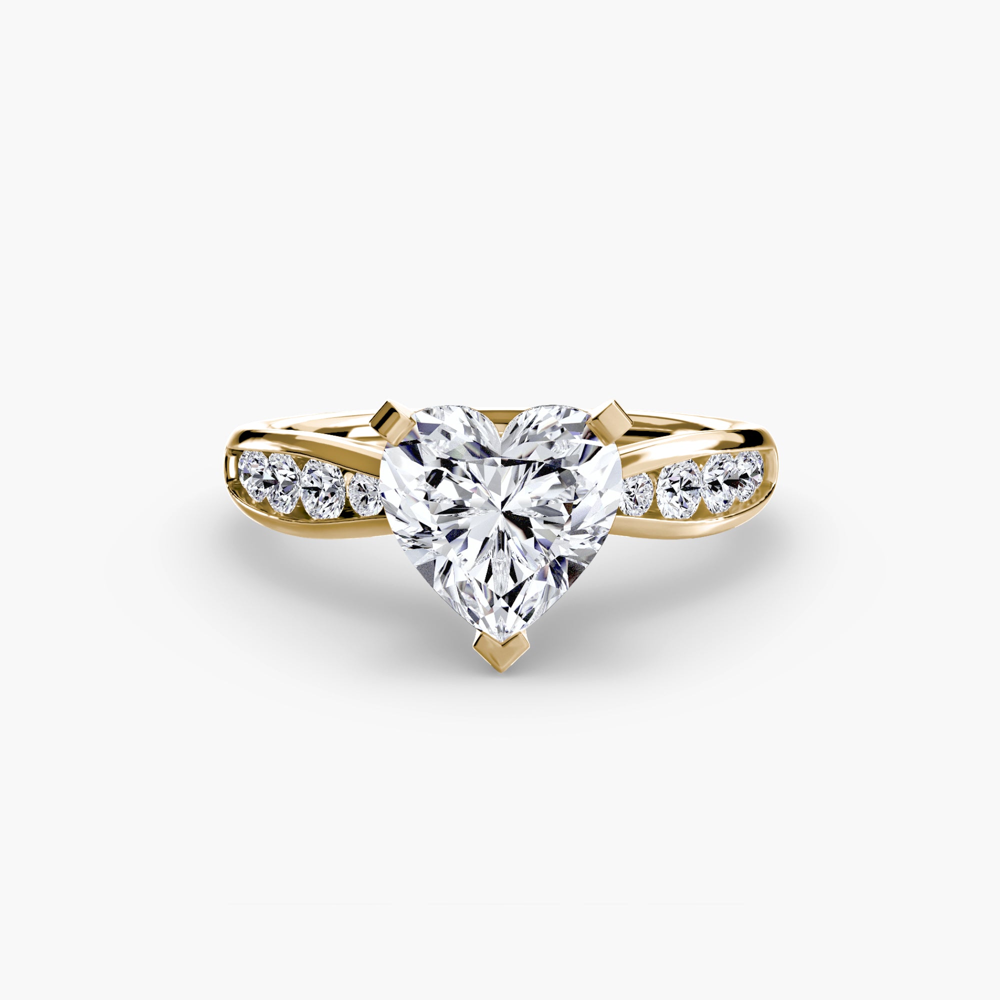 Solitaire with Pavé 3 - VYKA Diamonds
