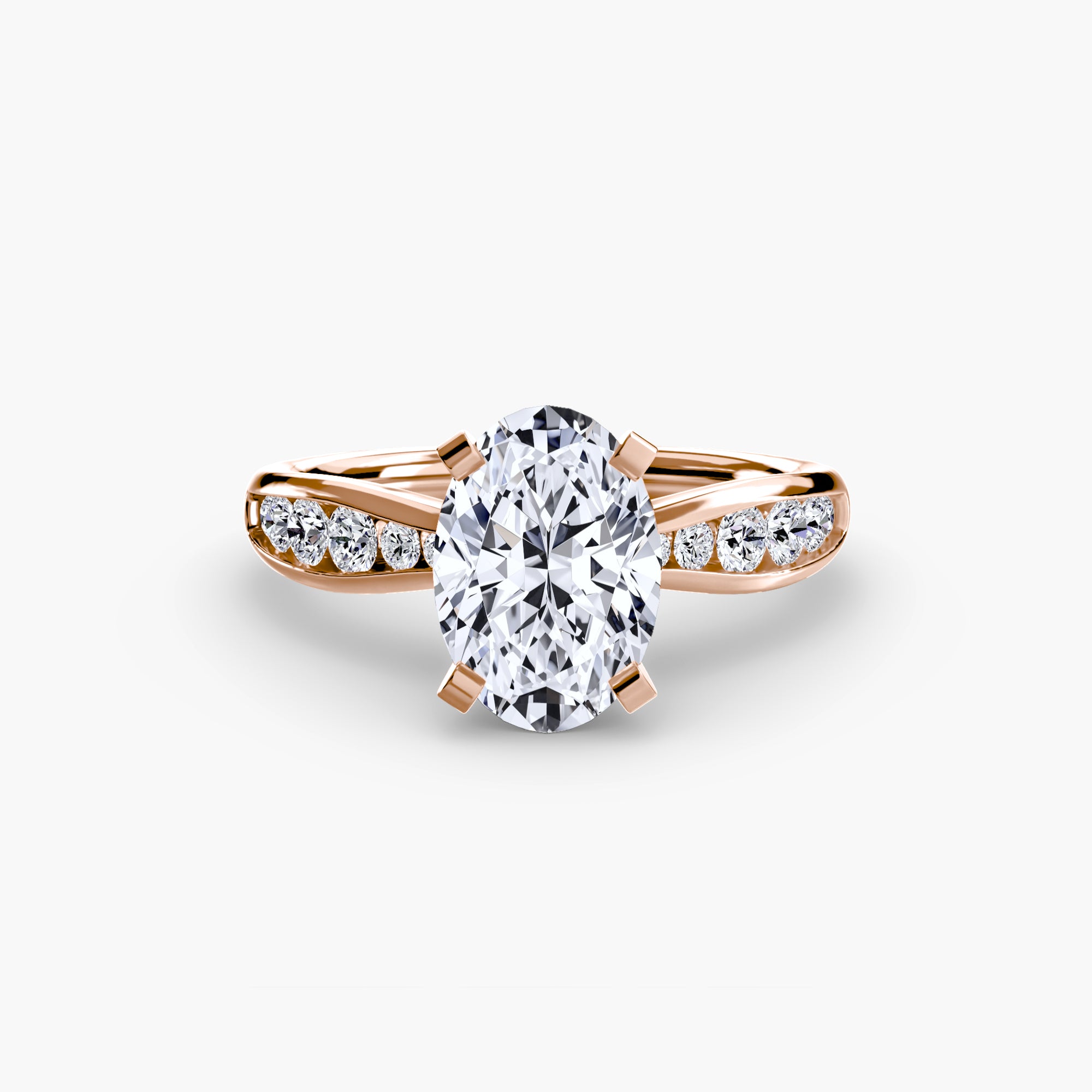 Solitaire with Pavé 3 - VYKA Diamonds