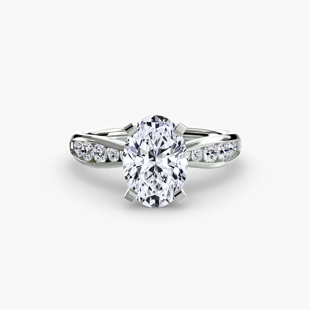 Solitaire with Pavé 3 - VYKA Diamonds