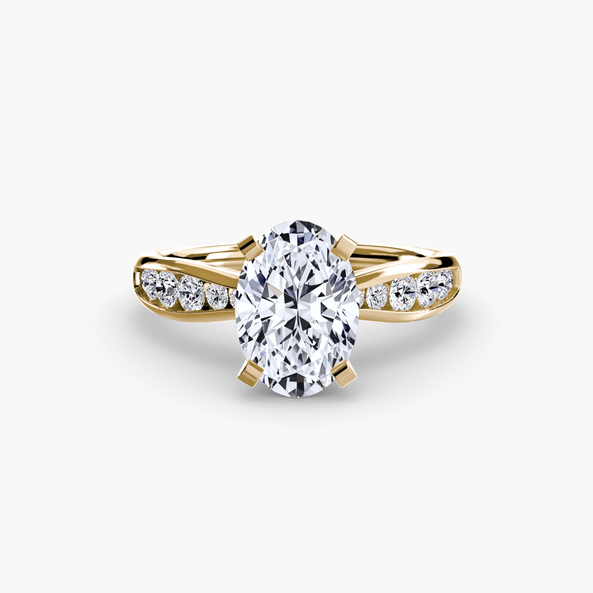 Solitaire with Pavé 3 - VYKA Diamonds