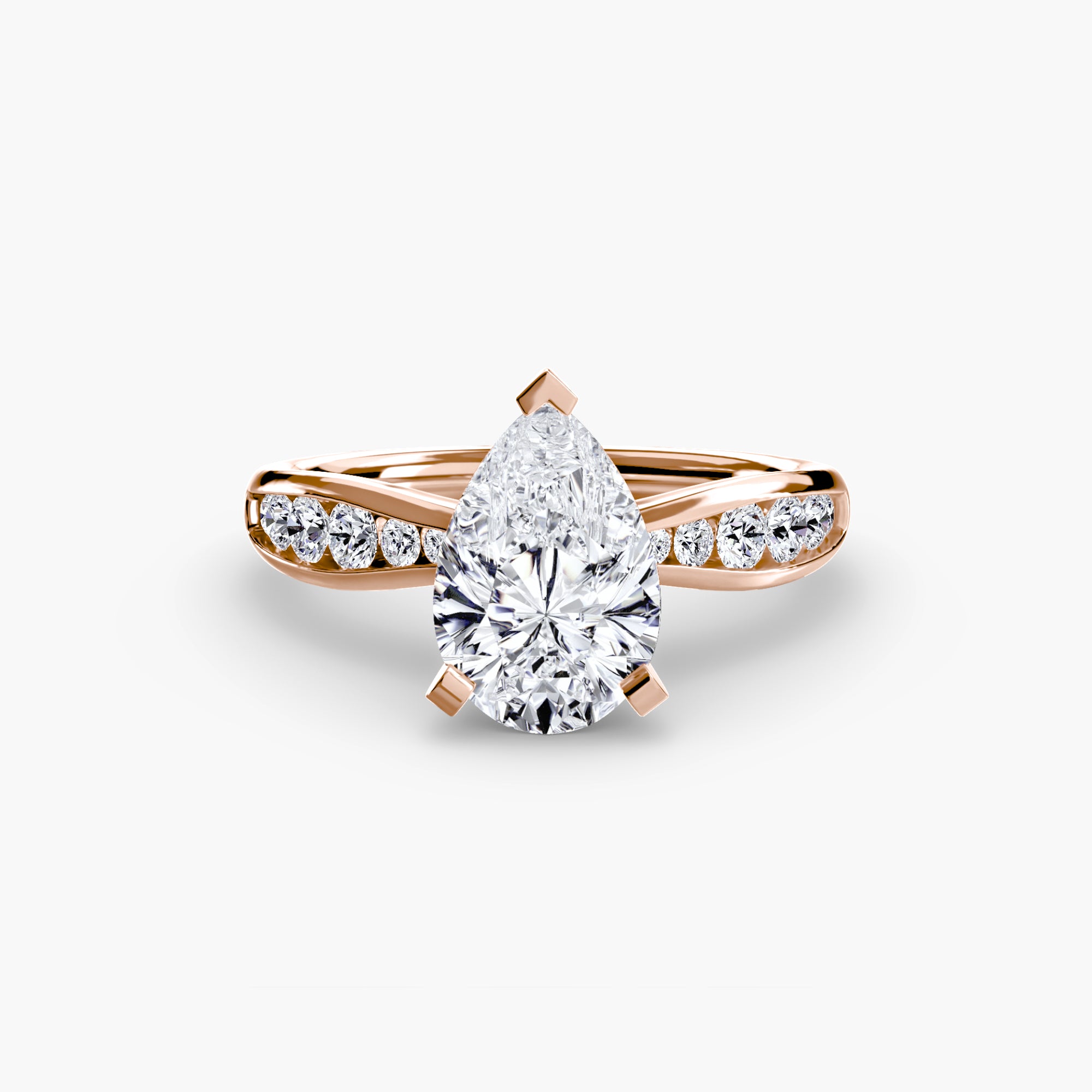 Solitaire with Pavé 3 - VYKA Diamonds