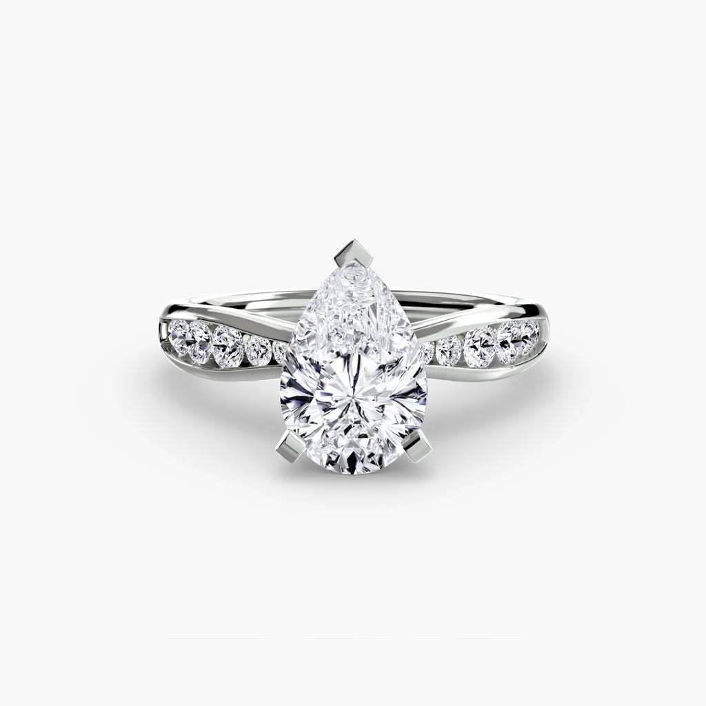 Solitaire with Pavé 3 - VYKA Diamonds