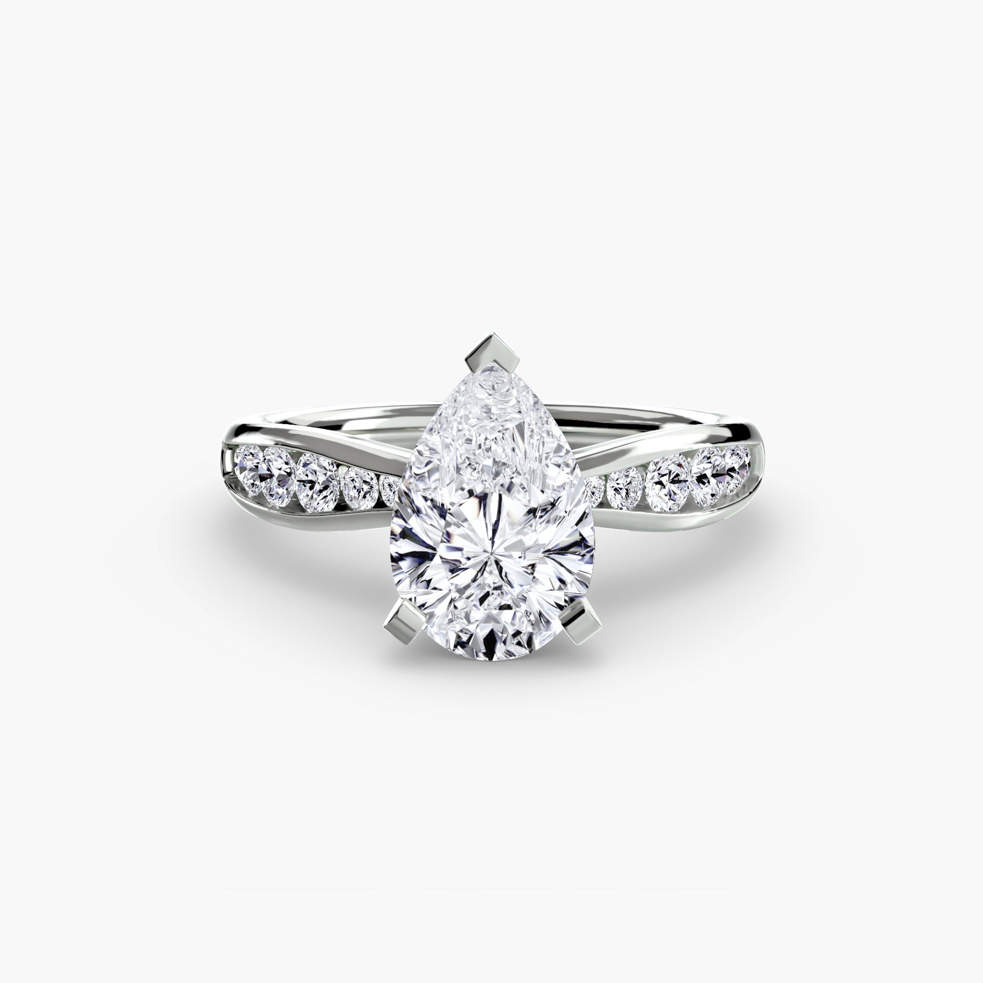Solitaire with Pavé 3 - VYKA Diamonds
