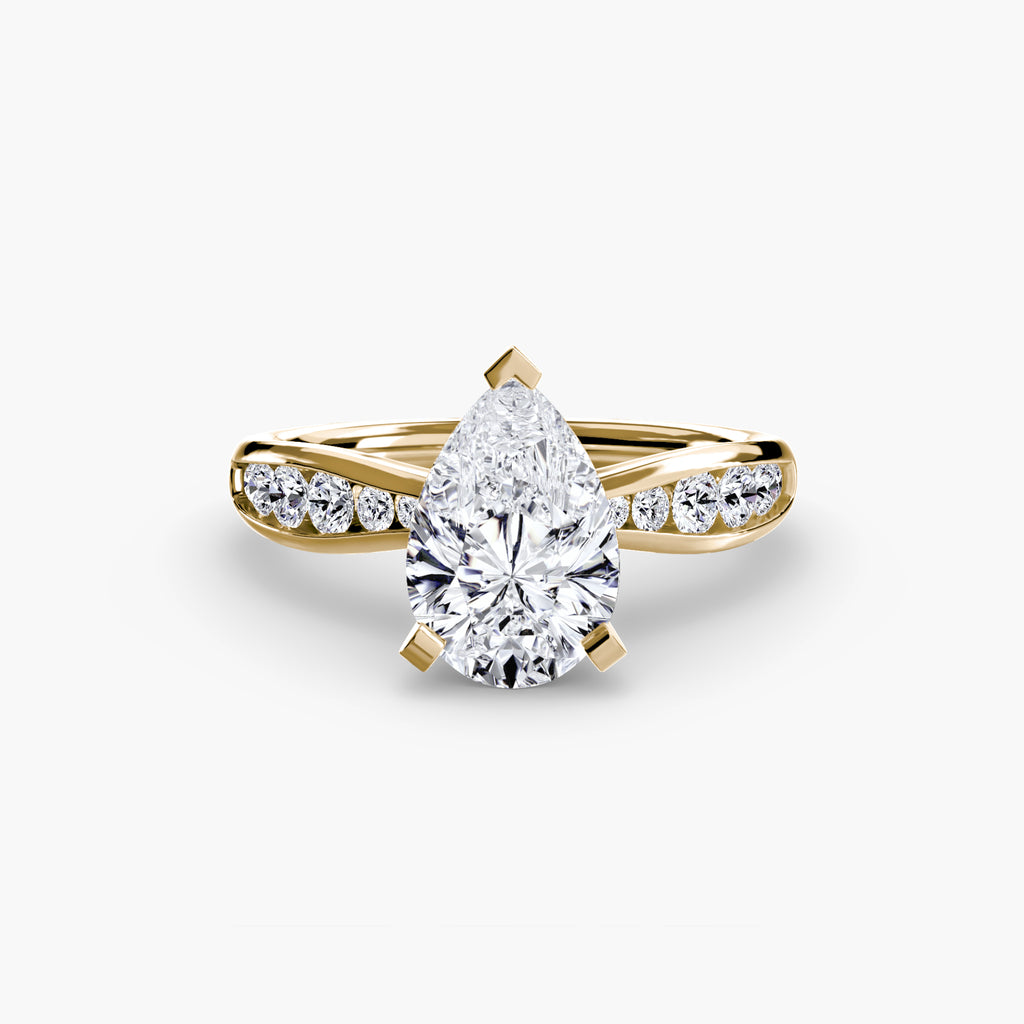Solitaire with Pavé 3 - VYKA Diamonds