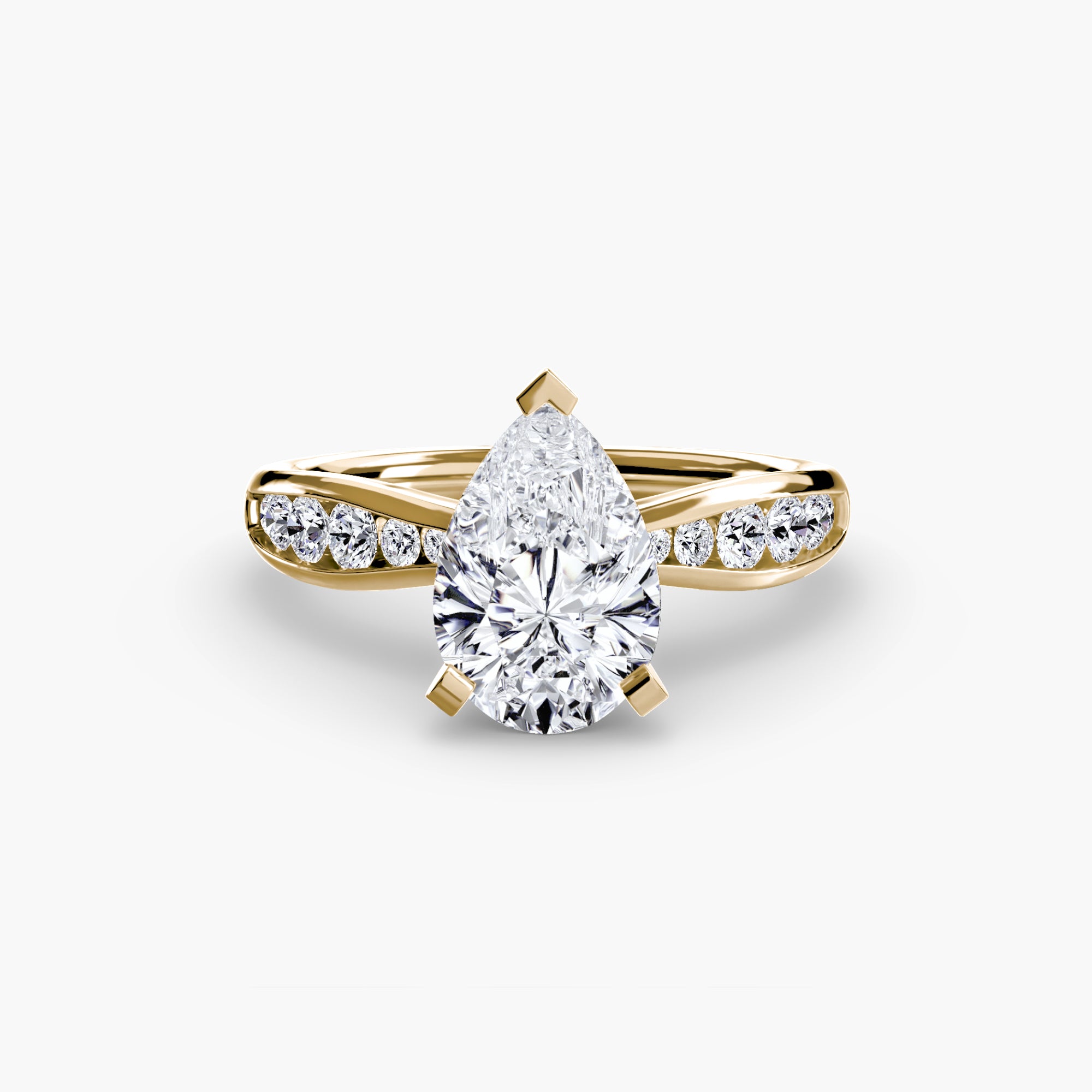 Solitaire with Pavé 3 - VYKA Diamonds