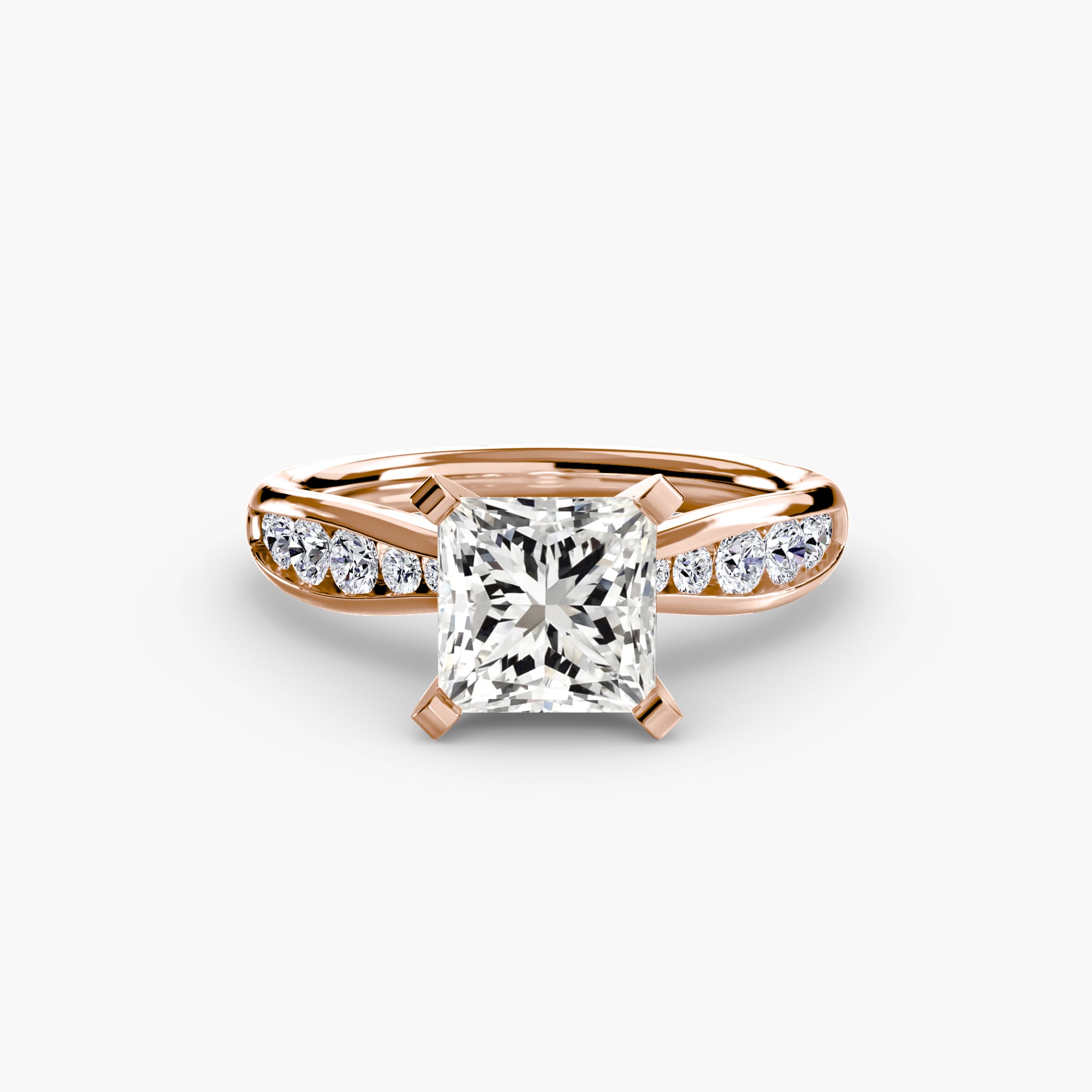 Solitaire with Pavé 3 - VYKA Diamonds