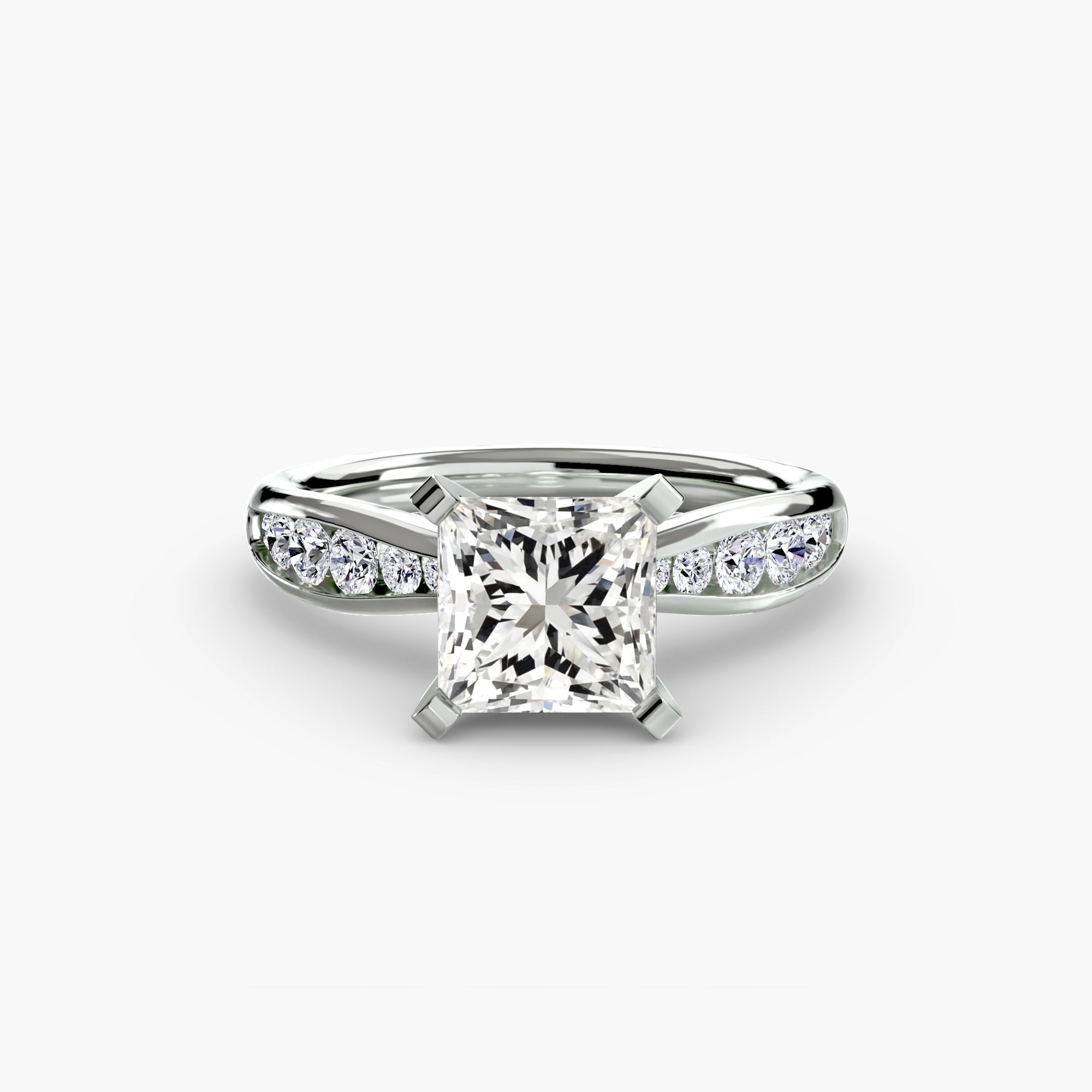 Solitaire with Pavé 3 - VYKA Diamonds
