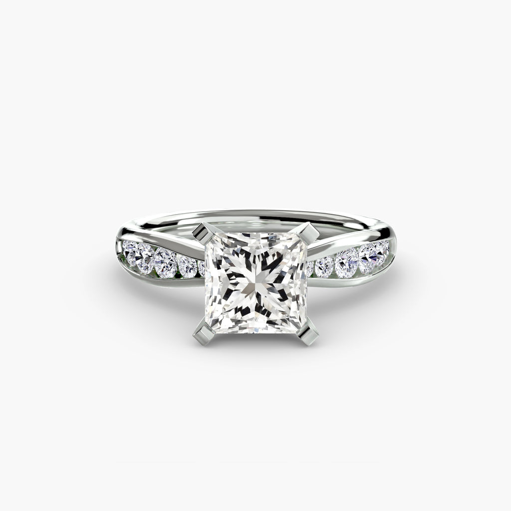 Solitaire with Pavé 3 - VYKA Diamonds