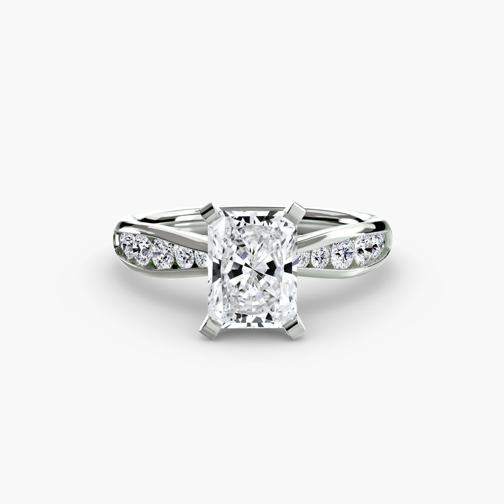 Solitaire with Pavé 3 - VYKA Diamonds