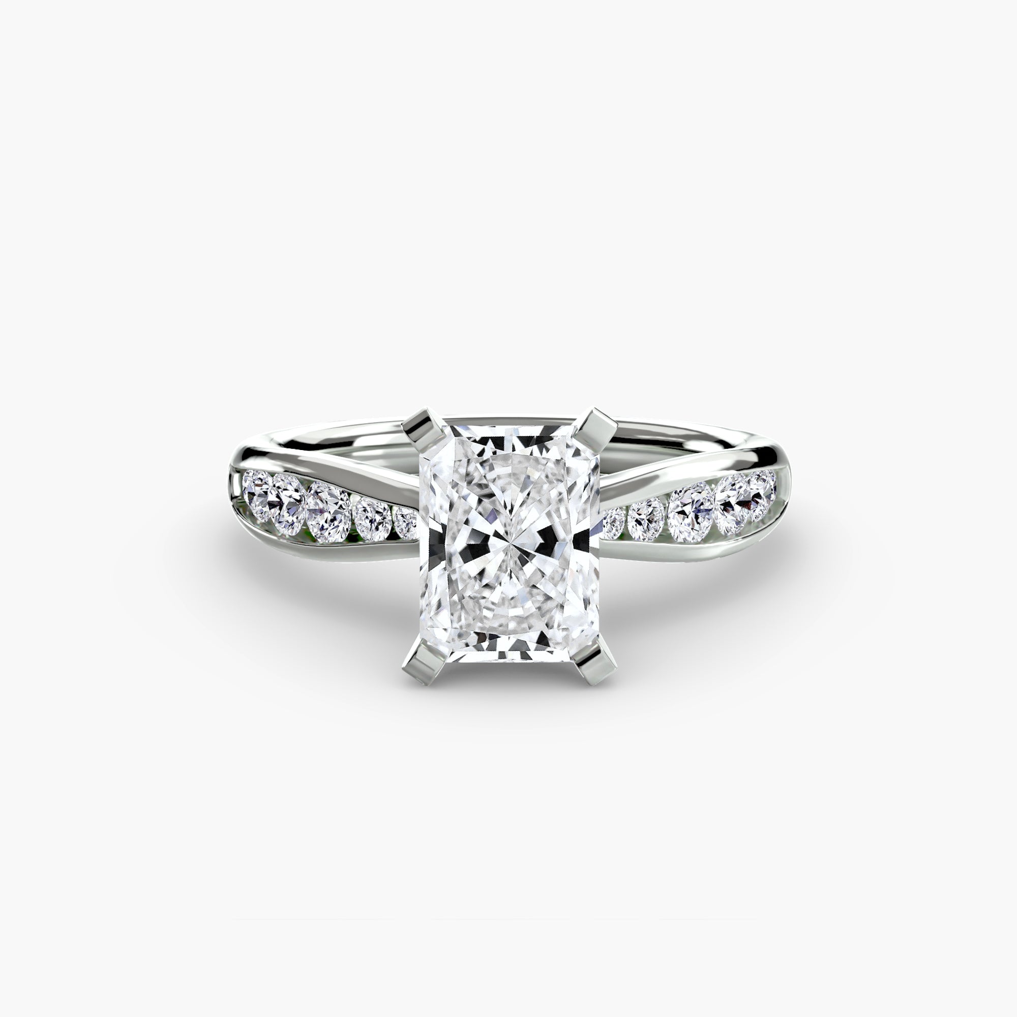 Solitaire with Pavé 3 - VYKA Diamonds