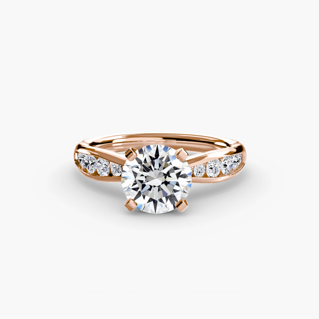 Solitaire with Pavé 3 - VYKA Diamonds