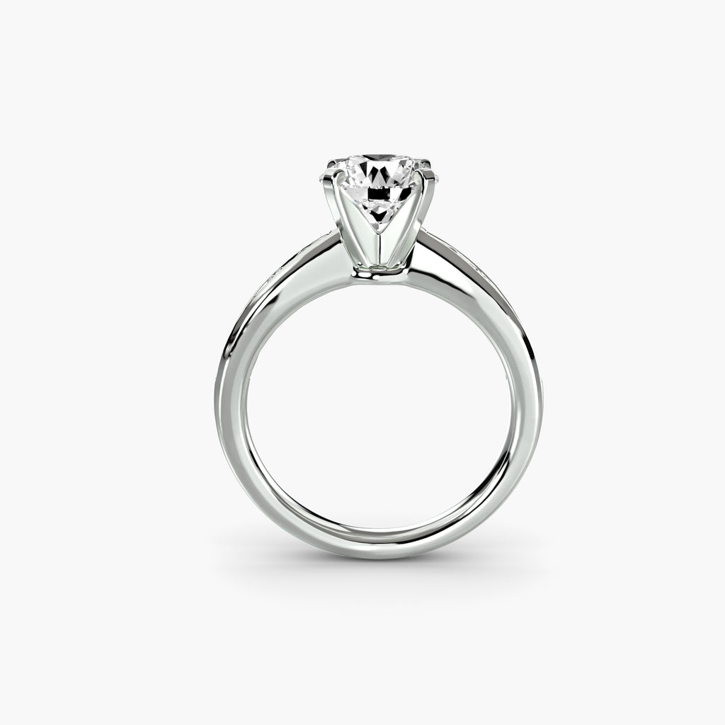 Solitaire with Pavé 3 - VYKA Diamonds