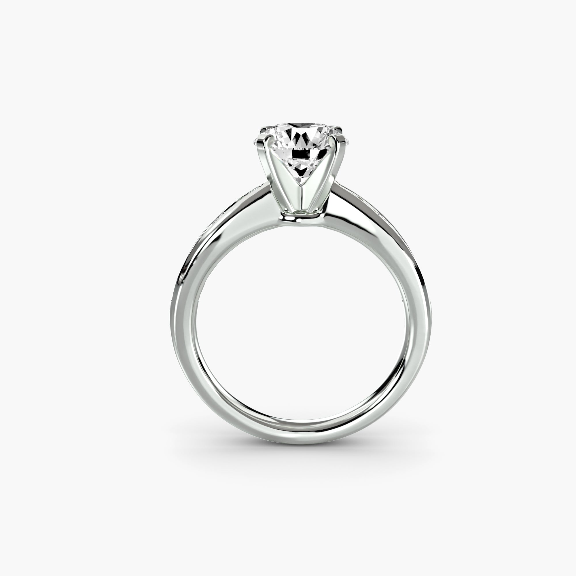 Solitaire with Pavé 3 - VYKA Diamonds