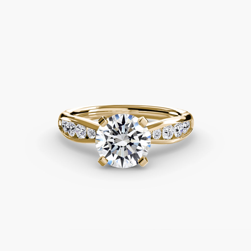 Solitaire with Pavé 3 - VYKA Diamonds