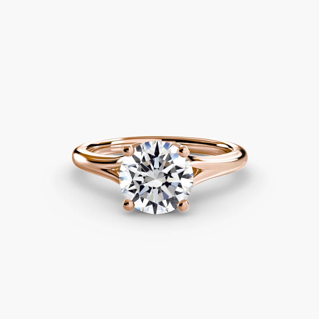 Solitaire ring 4 - diamond engagement ring - VYKA Diamonds