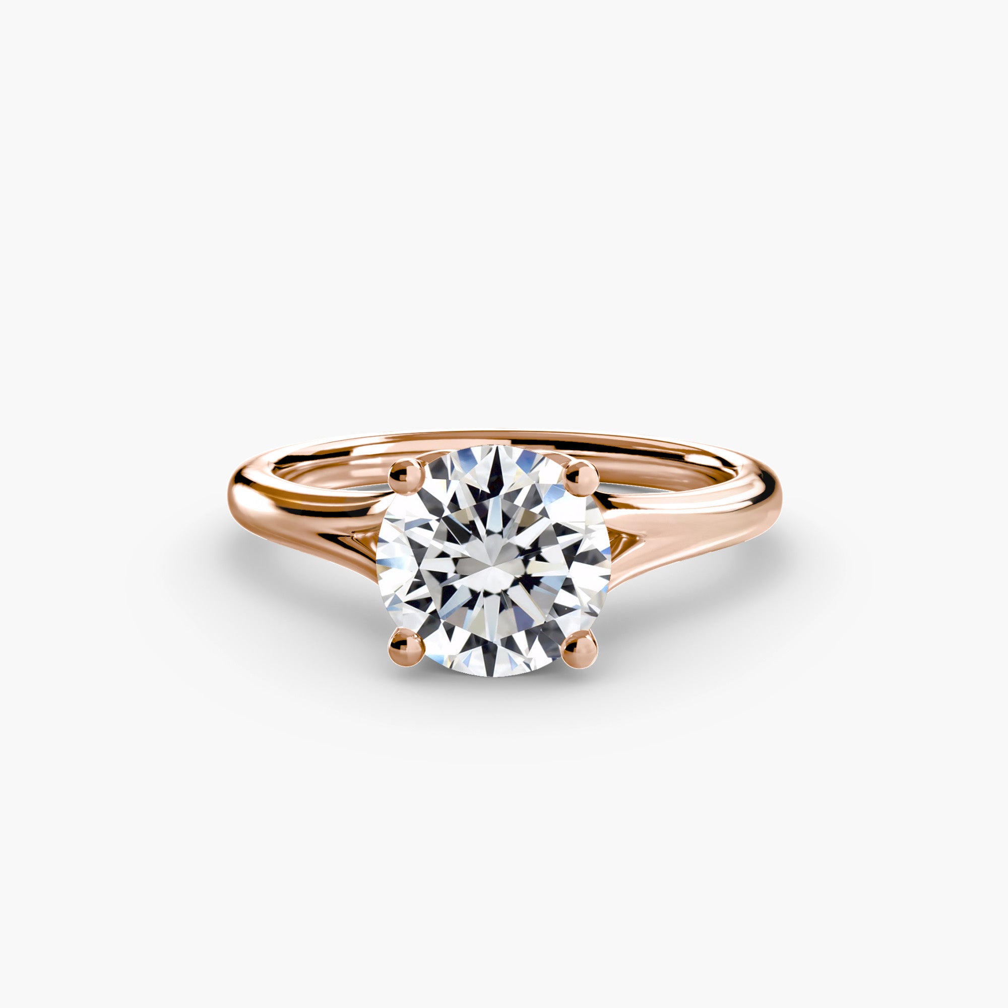 Solitaire ring 4 - diamond engagement ring - VYKA Diamonds