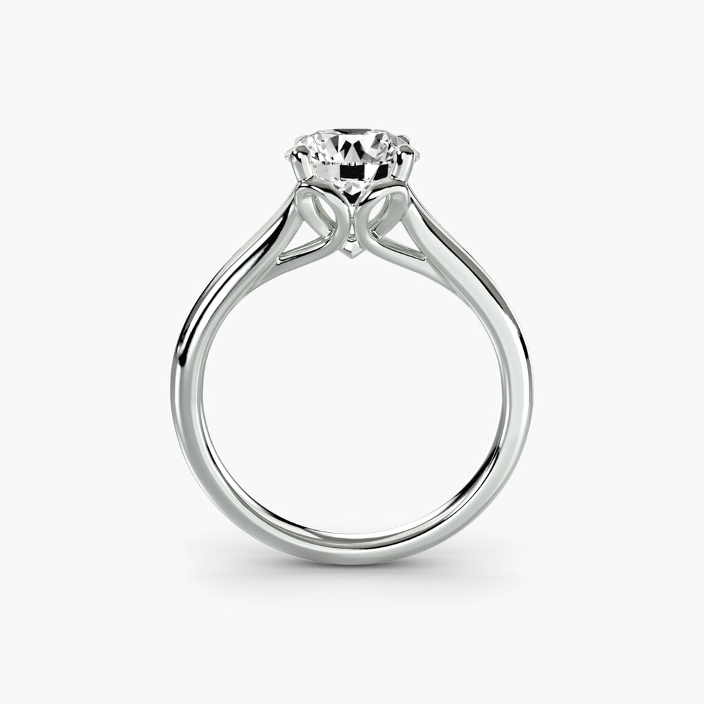 Solitaire ring 4 - diamond engagement ring - VYKA Diamonds