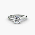 The Split Shank Pavé Solitaire - VYKA Diamonds