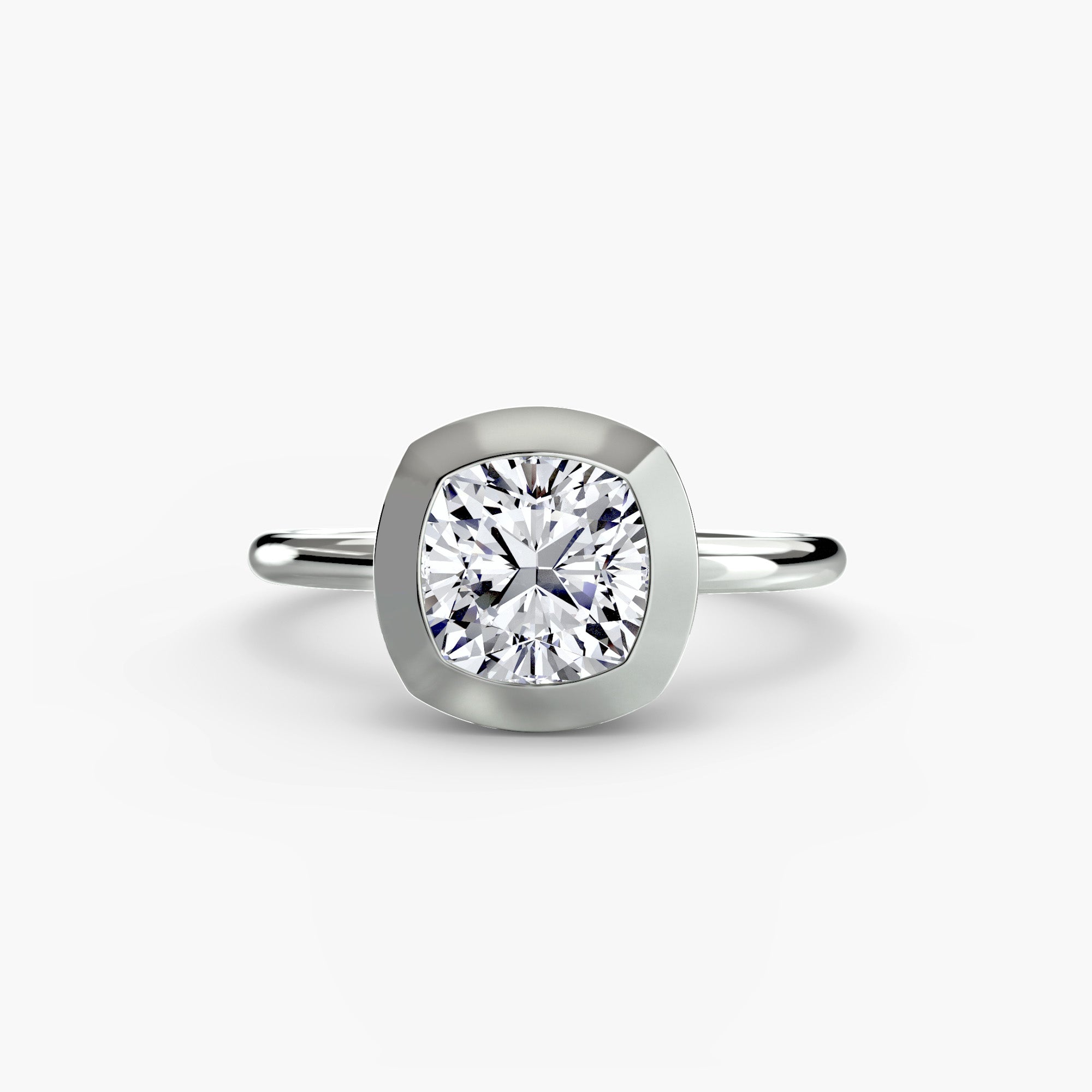 The Bezel Set Solitaire - VYKA Diamonds