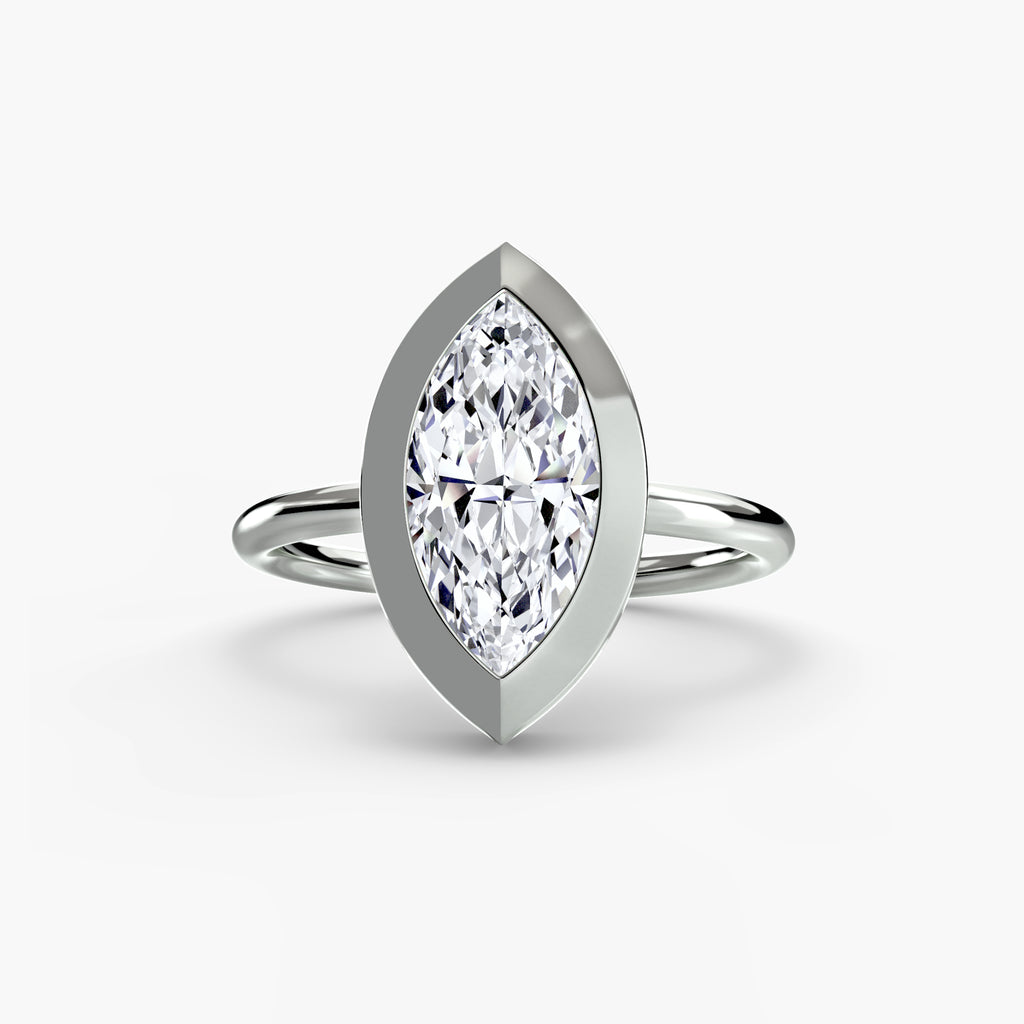 The Bezel Set Solitaire - VYKA Diamonds