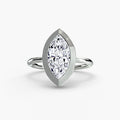 The Bezel Set Solitaire - VYKA Diamonds