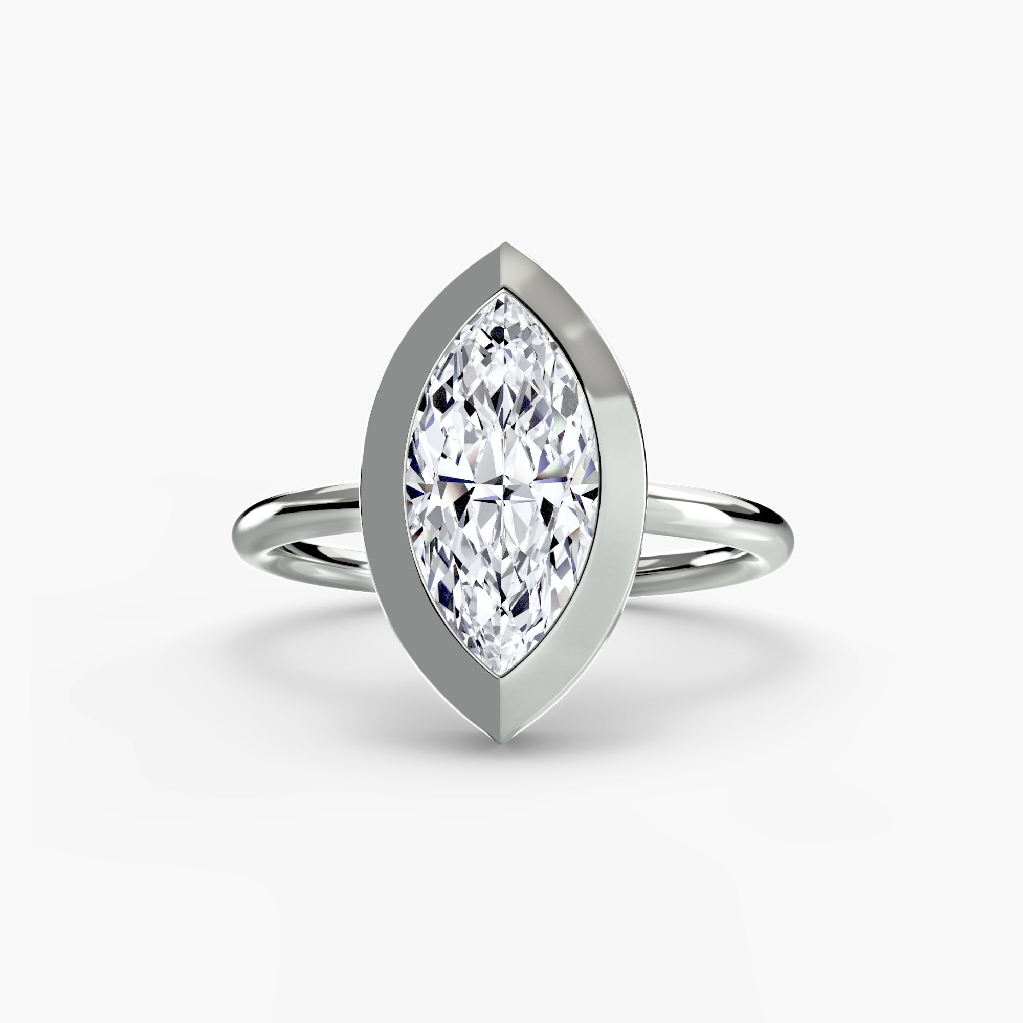 The Bezel Set Solitaire - VYKA Diamonds