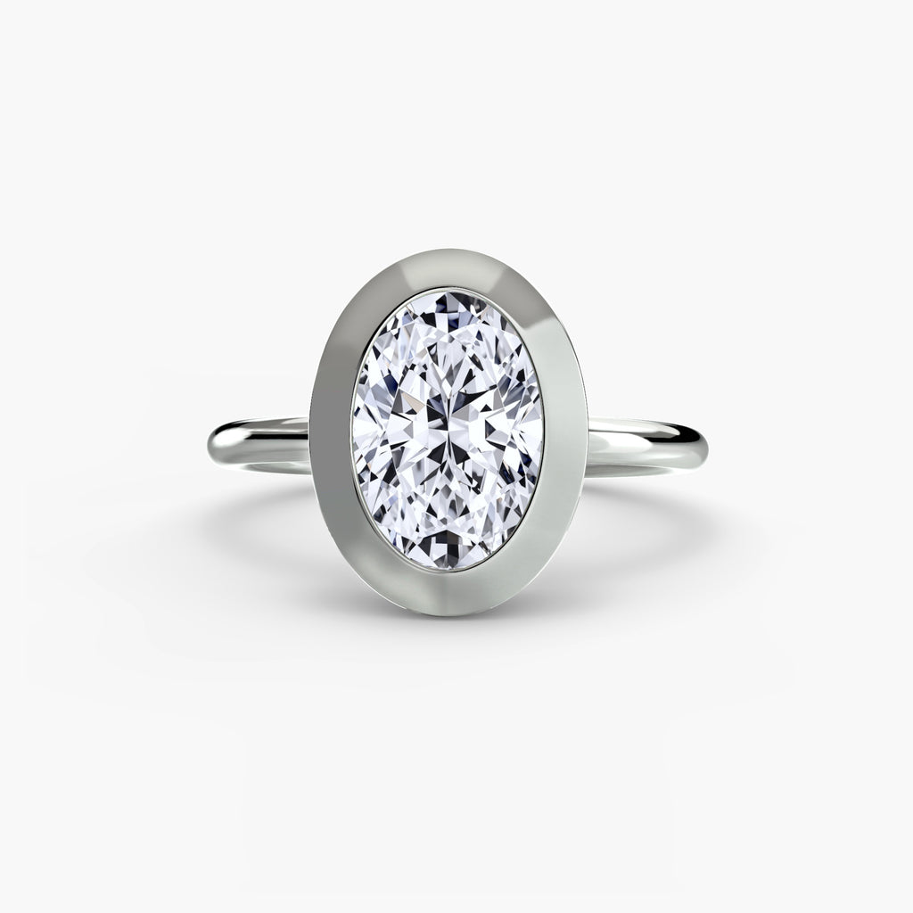 The Bezel Set Solitaire - VYKA Diamonds