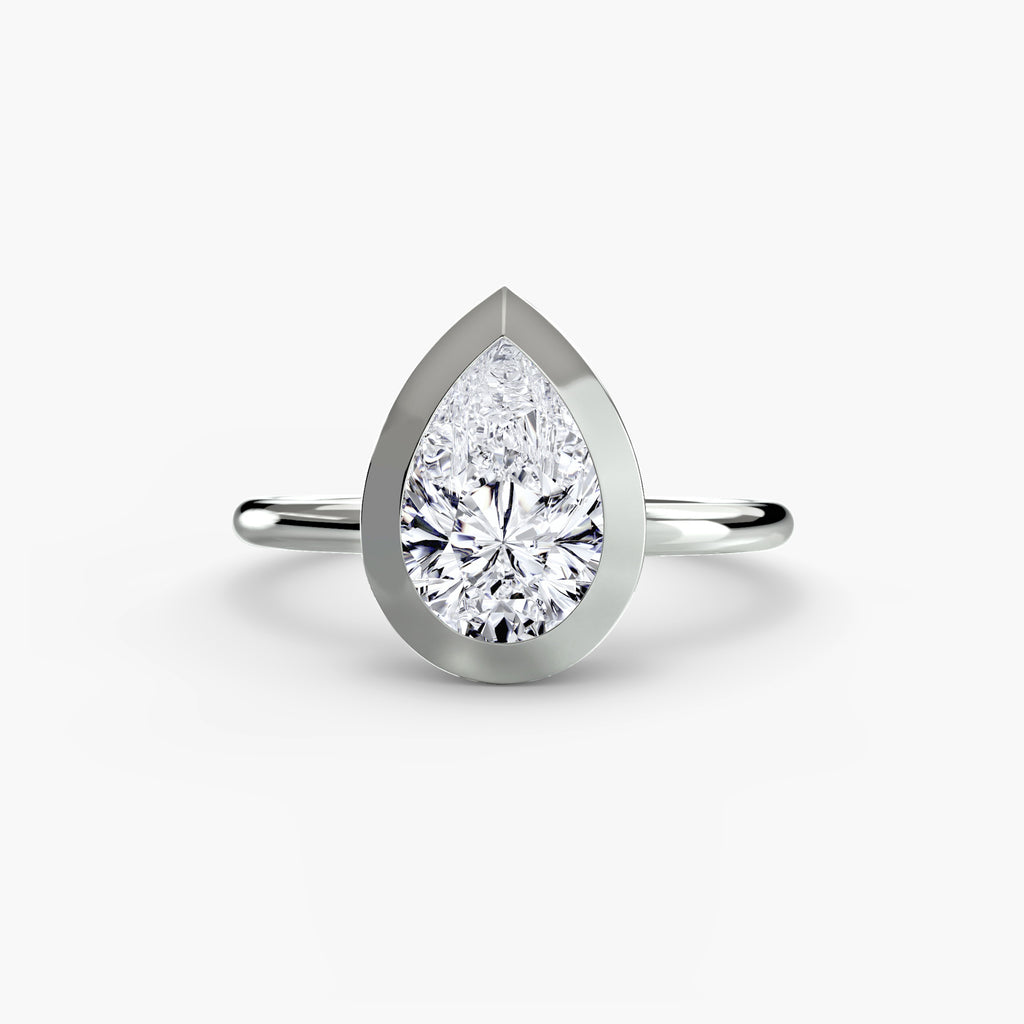 The Bezel Set Solitaire - VYKA Diamonds