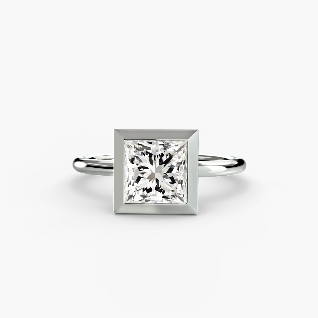 The Bezel Set Solitaire - VYKA Diamonds