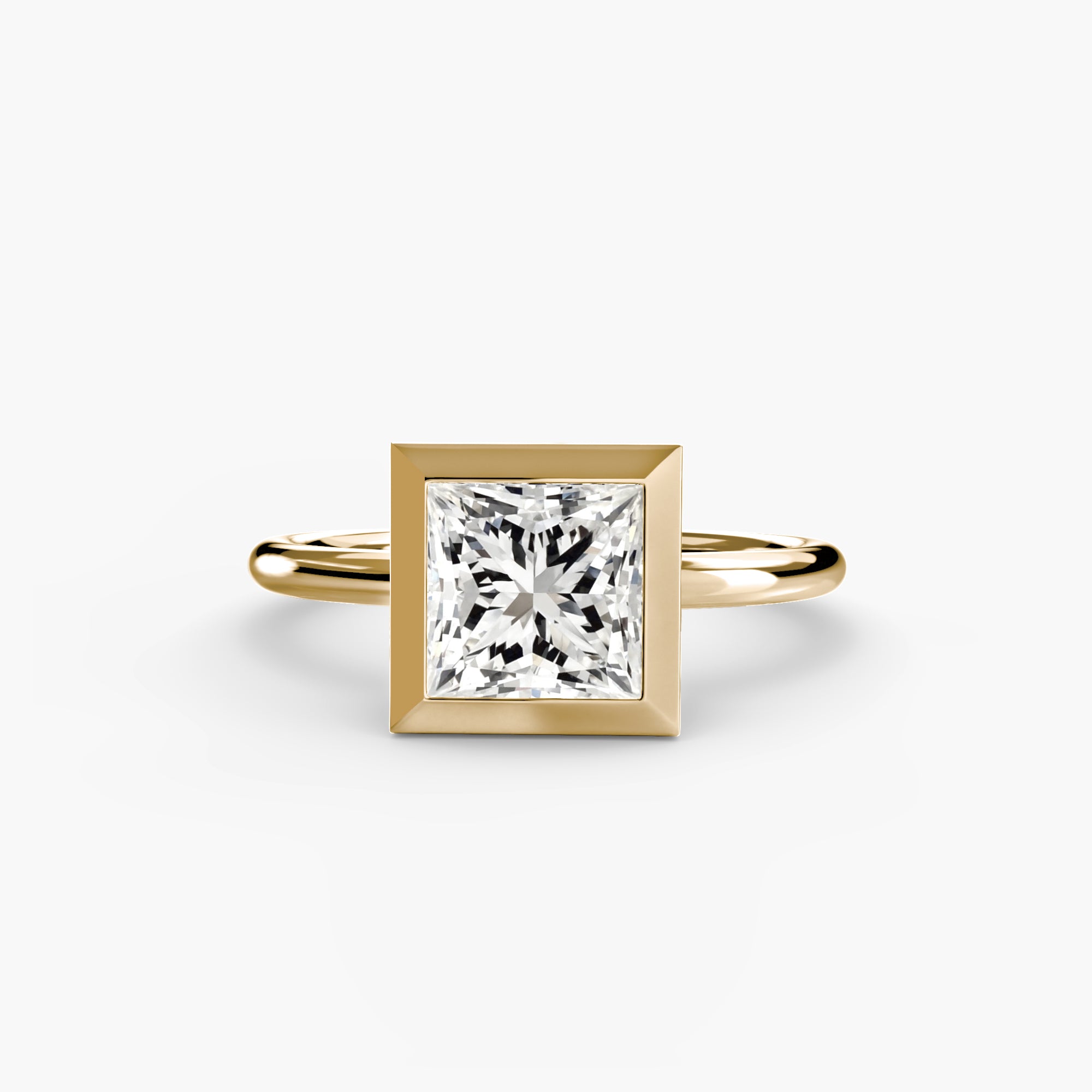 The Bezel Set Solitaire - VYKA Diamonds