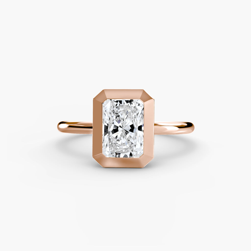 The Bezel Set Solitaire - VYKA Diamonds
