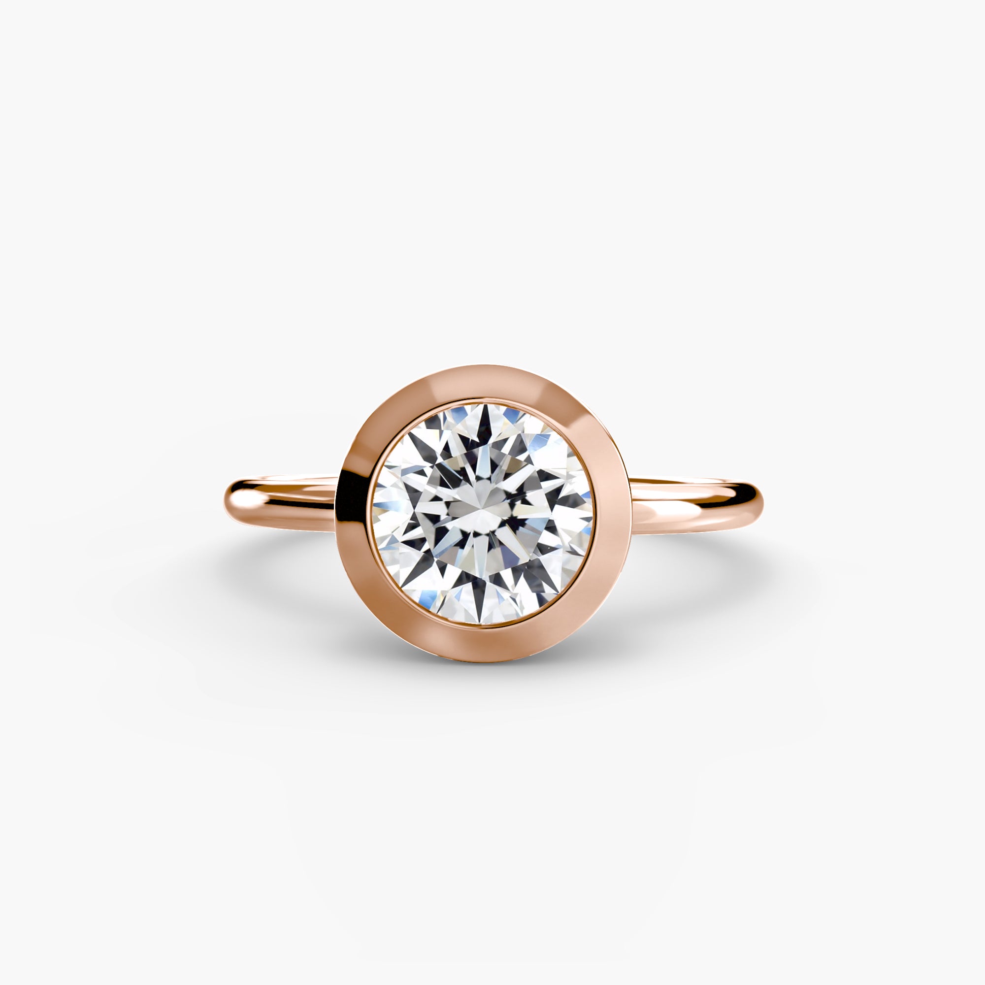 The Bezel Set Solitaire - VYKA Diamonds
