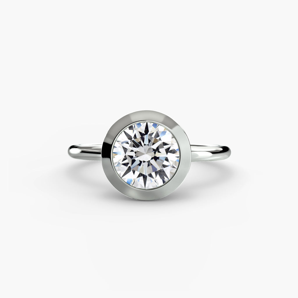 The Bezel Set Solitaire - VYKA Diamonds