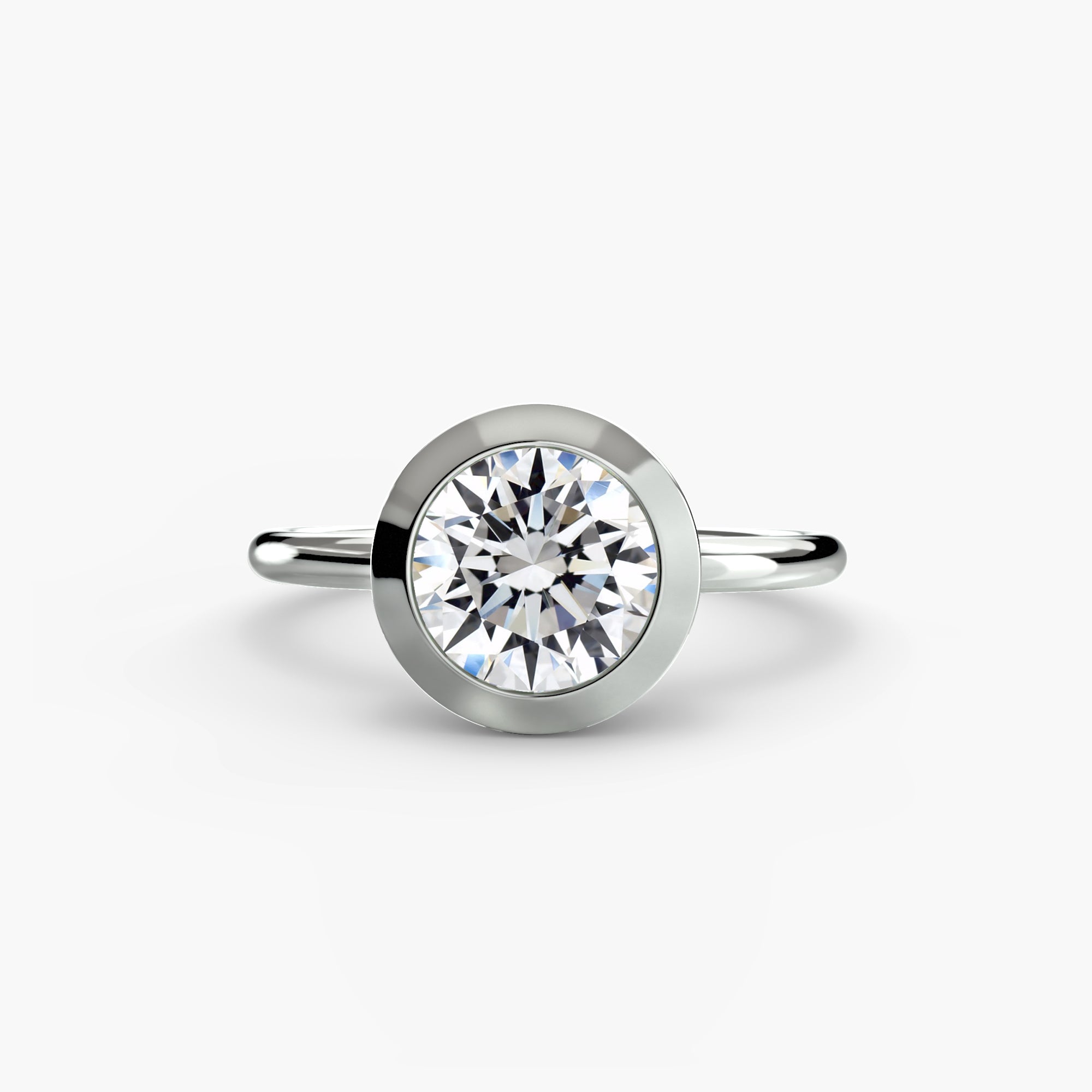 The Bezel Set Solitaire - VYKA Diamonds