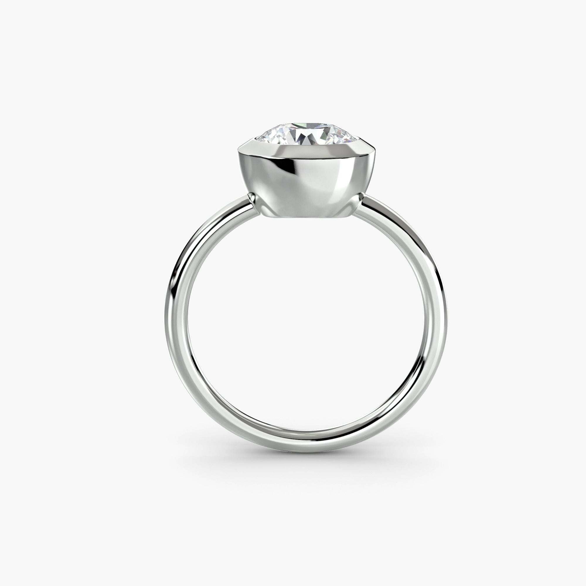 The Bezel Set Solitaire - VYKA Diamonds