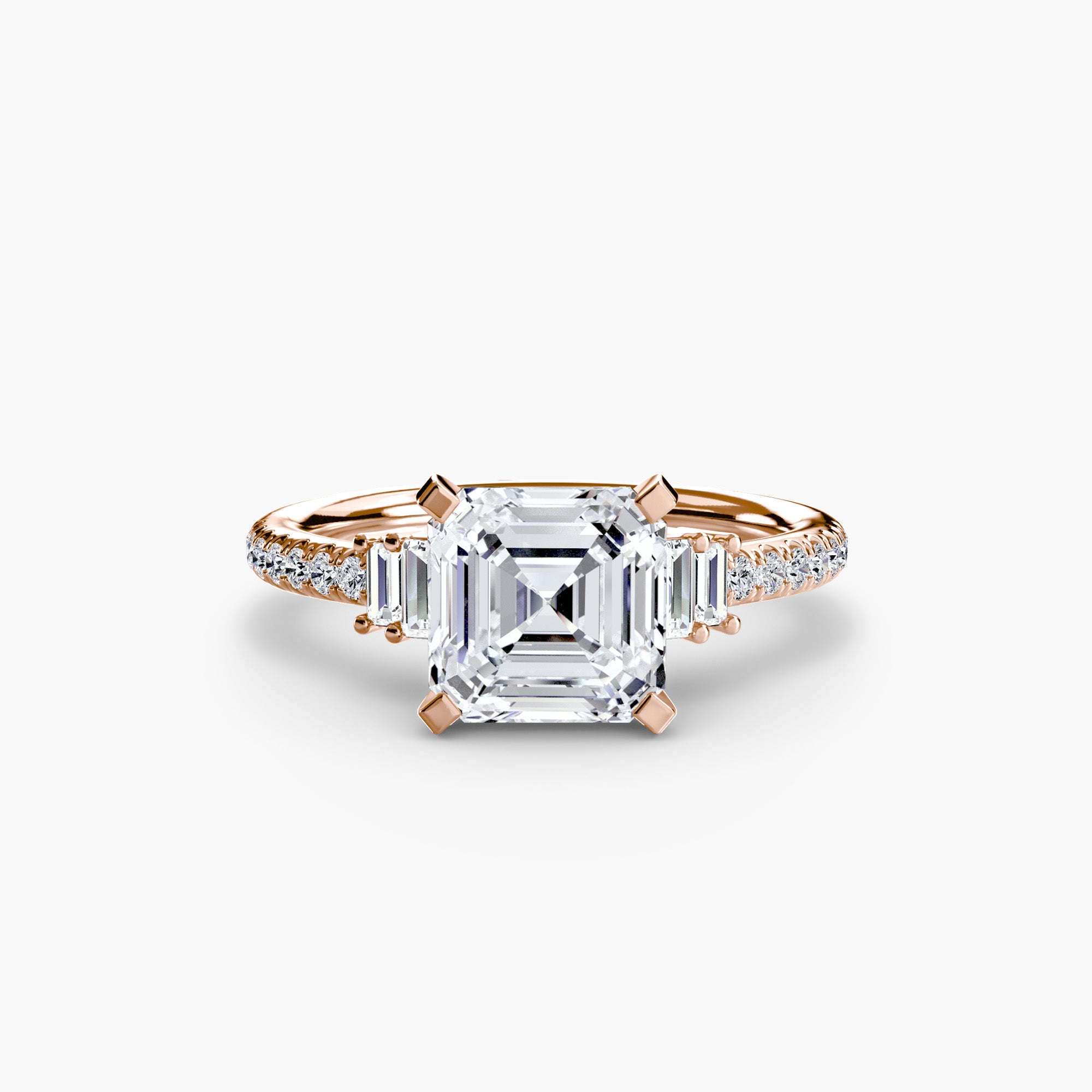 Solitaire with Pavé 4 - VYKA Diamonds