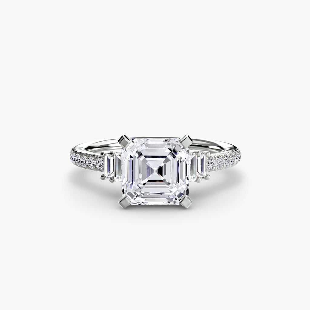 Solitaire with Pavé 4 - VYKA Diamonds